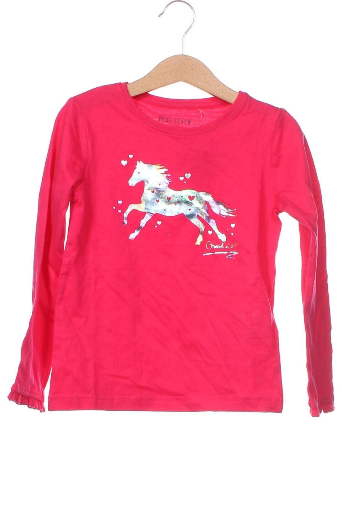 Kinder Shirt Blue Seven, Größe 4-5y/ 110-116 cm, Farbe Rot, Preis € 9,28
