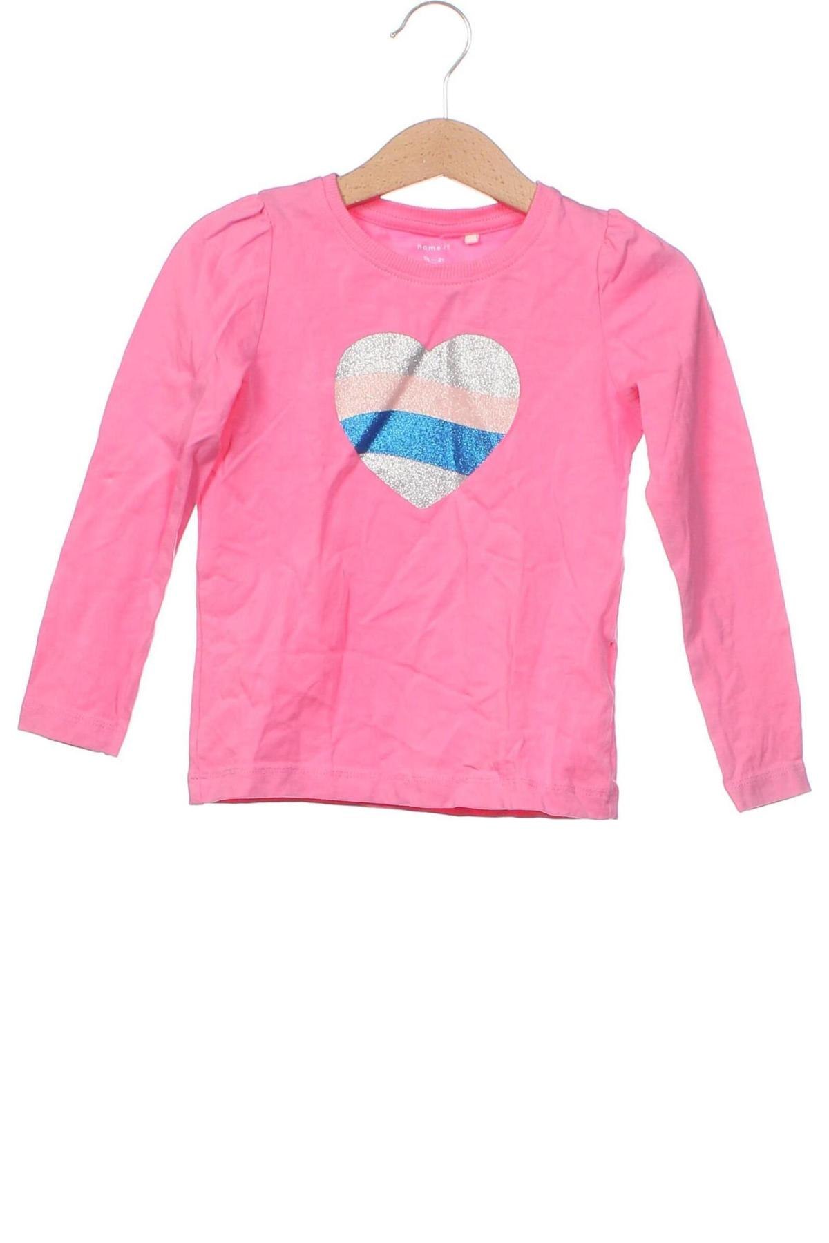 Bluză pentru copii Name It, Mărime 18-24m/ 86-98 cm, Culoare Roz, Preț 51,16 Lei