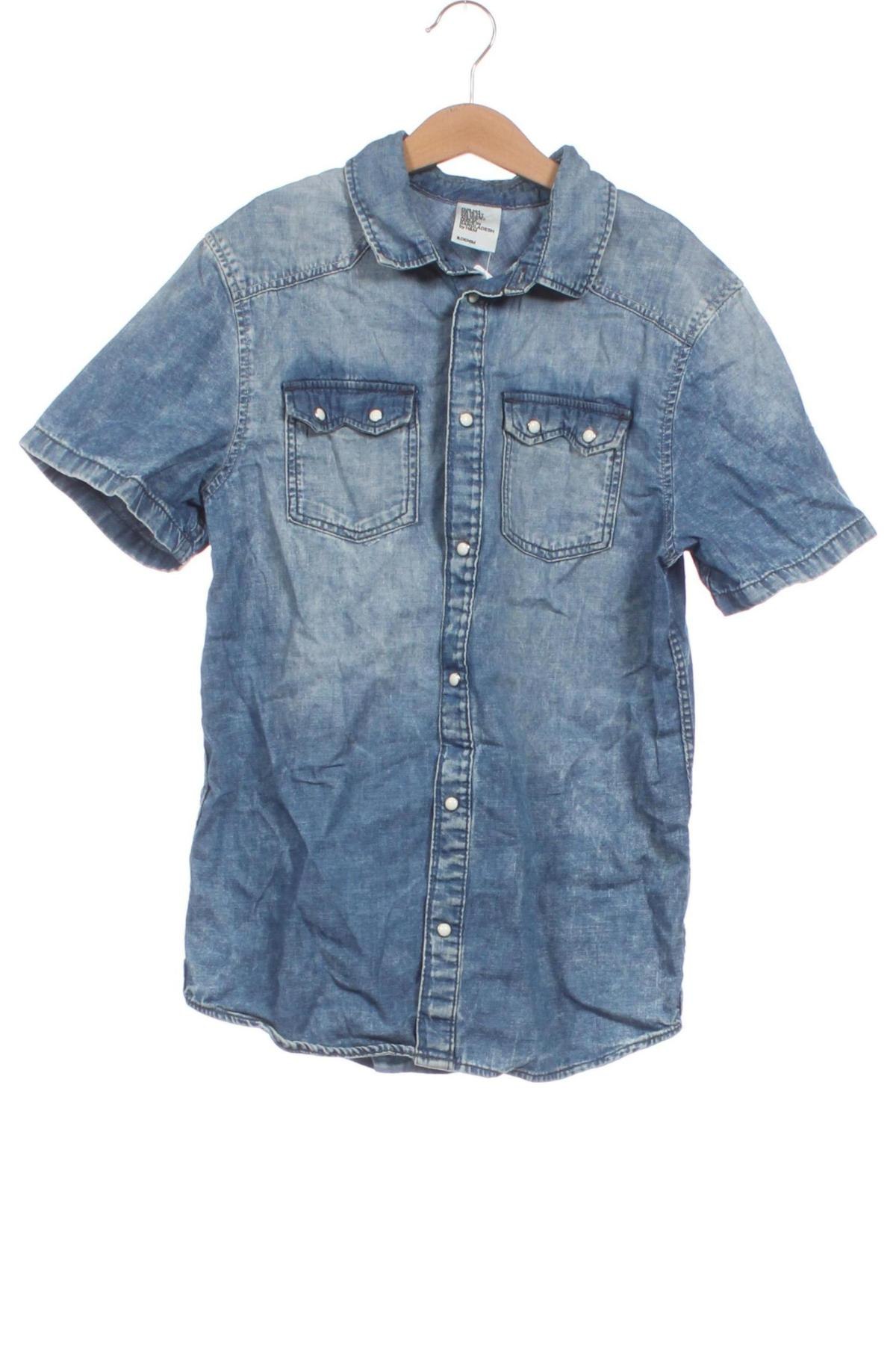 Dětská košile  H&M, Velikost 12-13y/ 158-164 cm, Barva Modrá, Cena  542,00 Kč