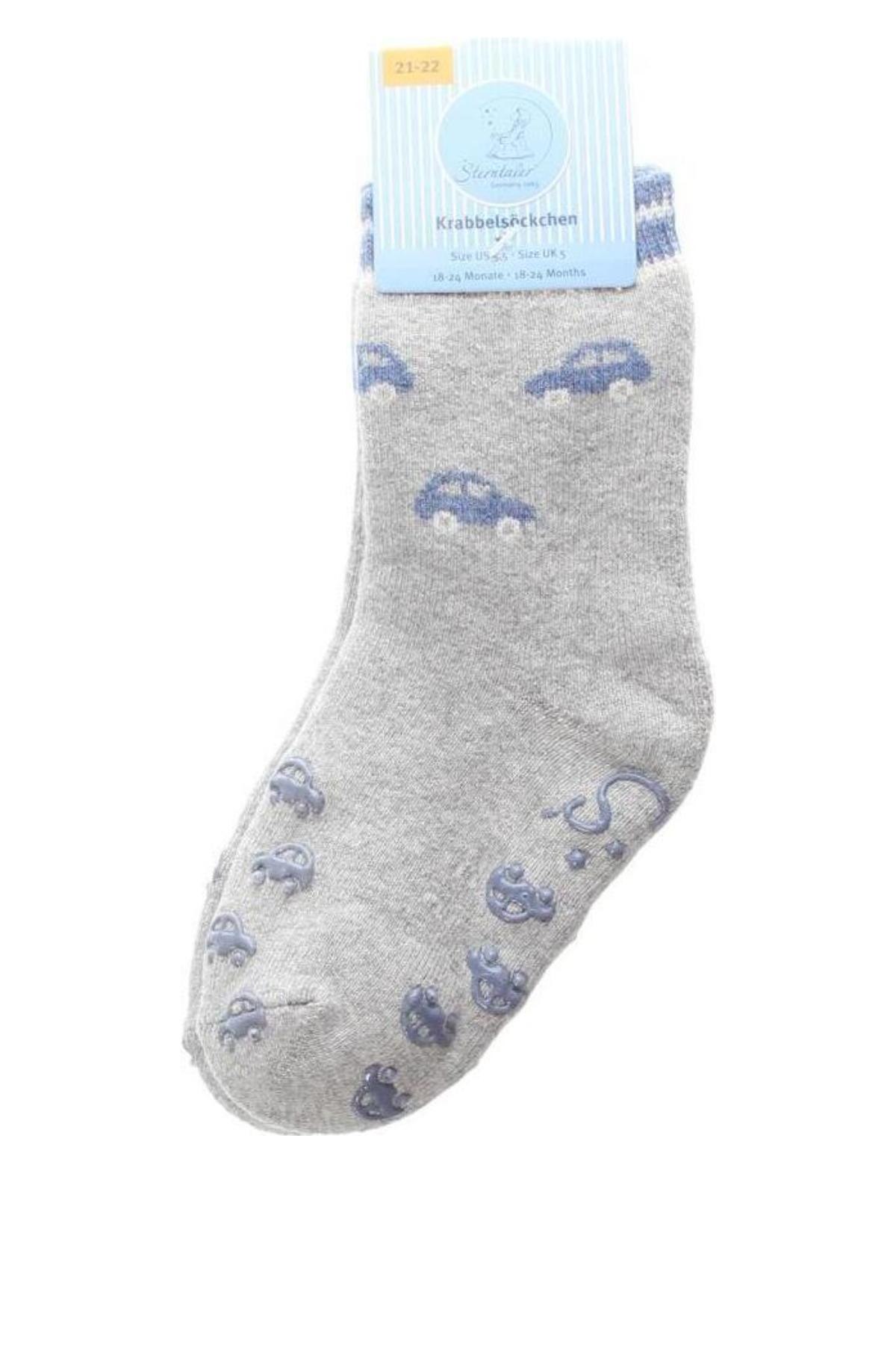 Kinder Socken Sterntaler, Größe 18-24m/ 86-98 cm, Farbe Grau, Preis 9,92 €