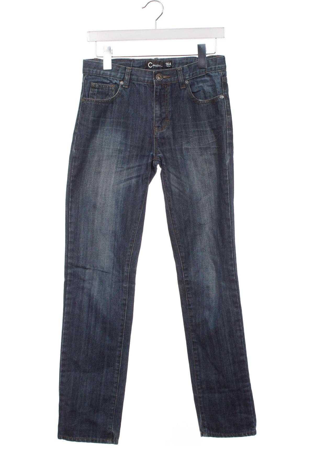 Detské džínsy , Veľkosť 13-14y/ 164-168 cm, Farba Modrá, Cena  1,96 €