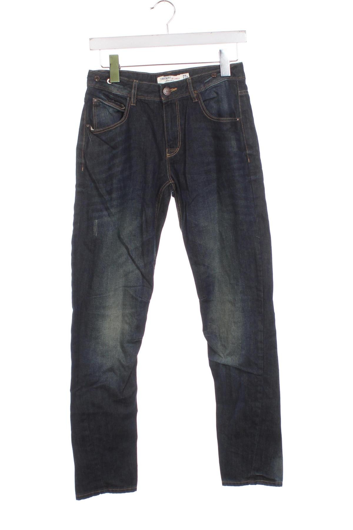 Dziecięce jeansy Detroit by Lindex, Rozmiar 13-14y/ 164-168 cm, Kolor Niebieski, Cena 17,40 zł