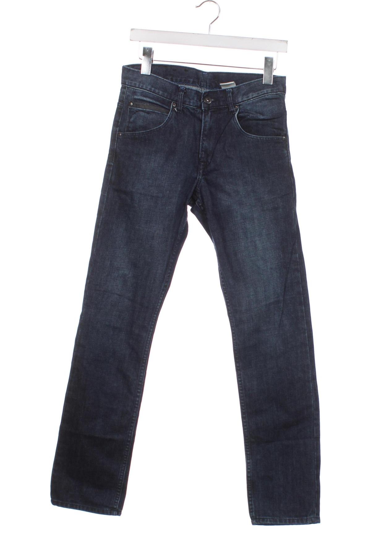 Dětské džíny  H&M, Velikost 14-15y/ 168-170 cm, Barva Modrá, Cena  83,00 Kč