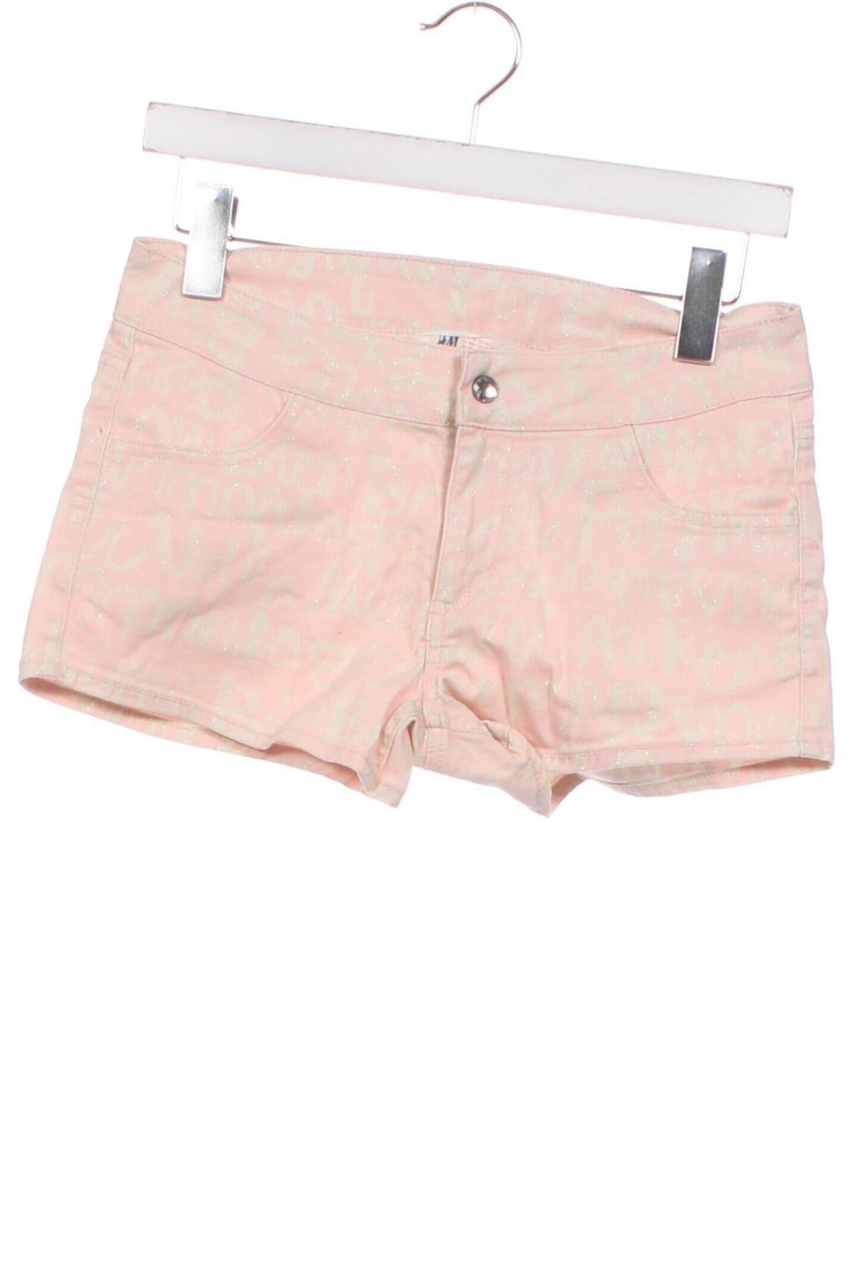 Pantaloni scurți pentru copii H&M, Mărime 14-15y/ 168-170 cm, Culoare Roz, Preț 48,47 Lei