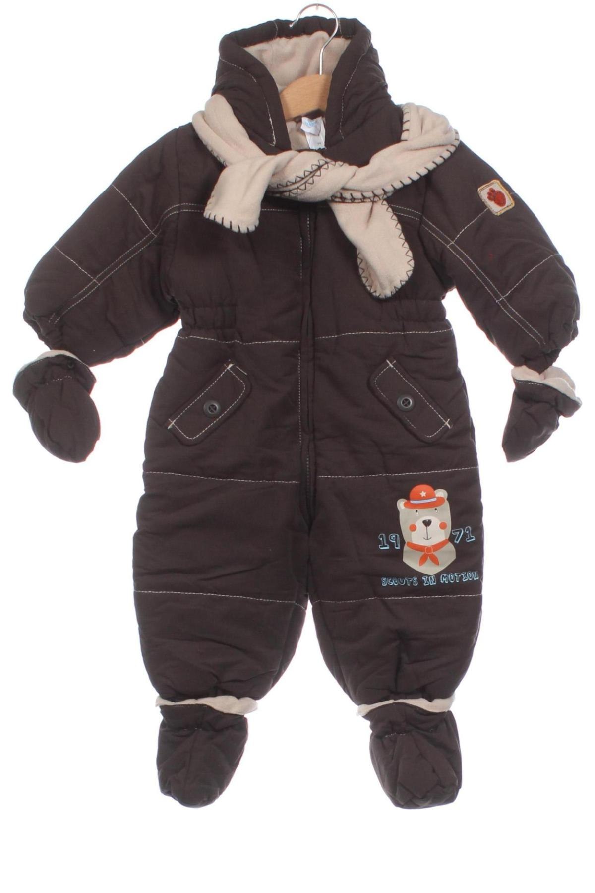 Dětské lyžařské oblečení Baby Club, Velikost 6-9m/ 68-74 cm, Barva Hnědá, Cena  431,00 Kč