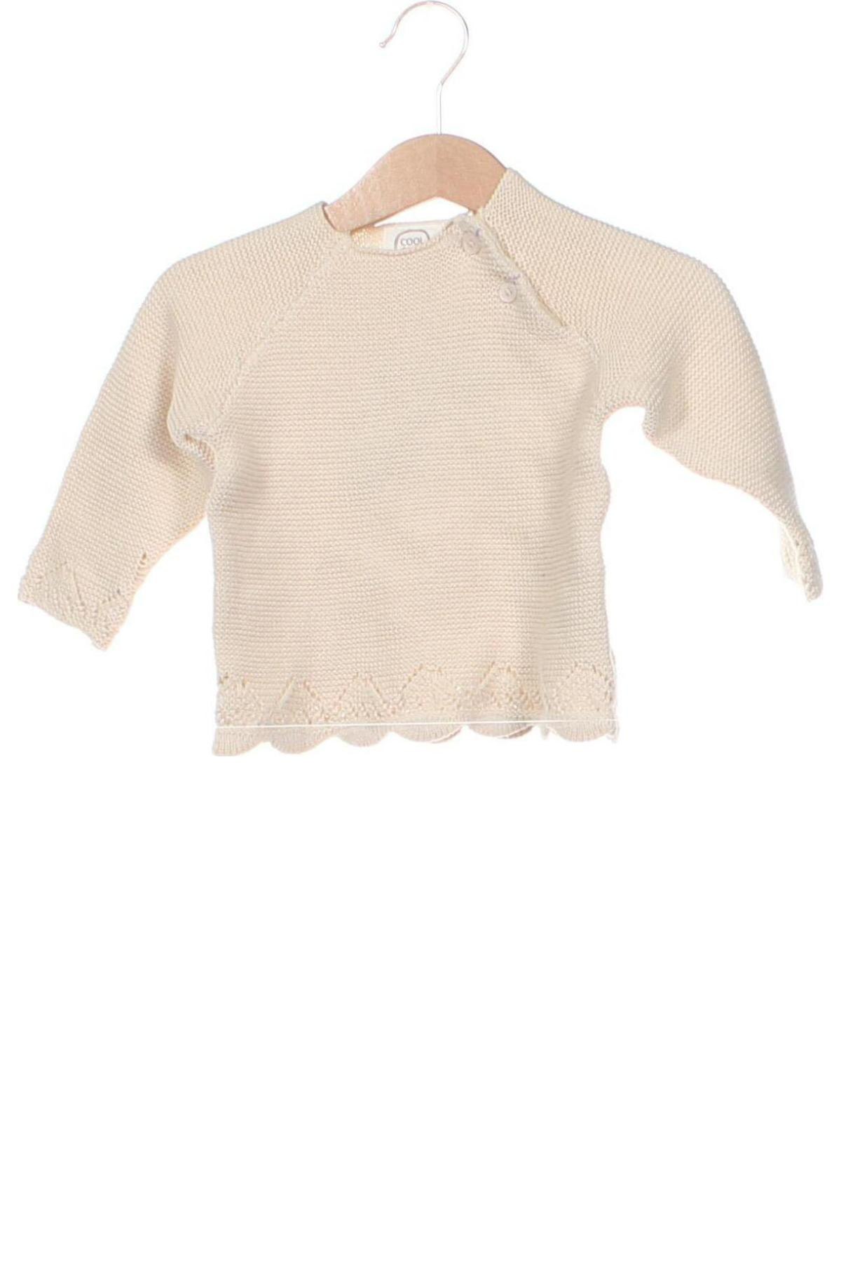 Детски пуловер Coolclub, Размер 3-6m/ 62-68 см, Цвят Бежов, Цена 49,00 лв.
