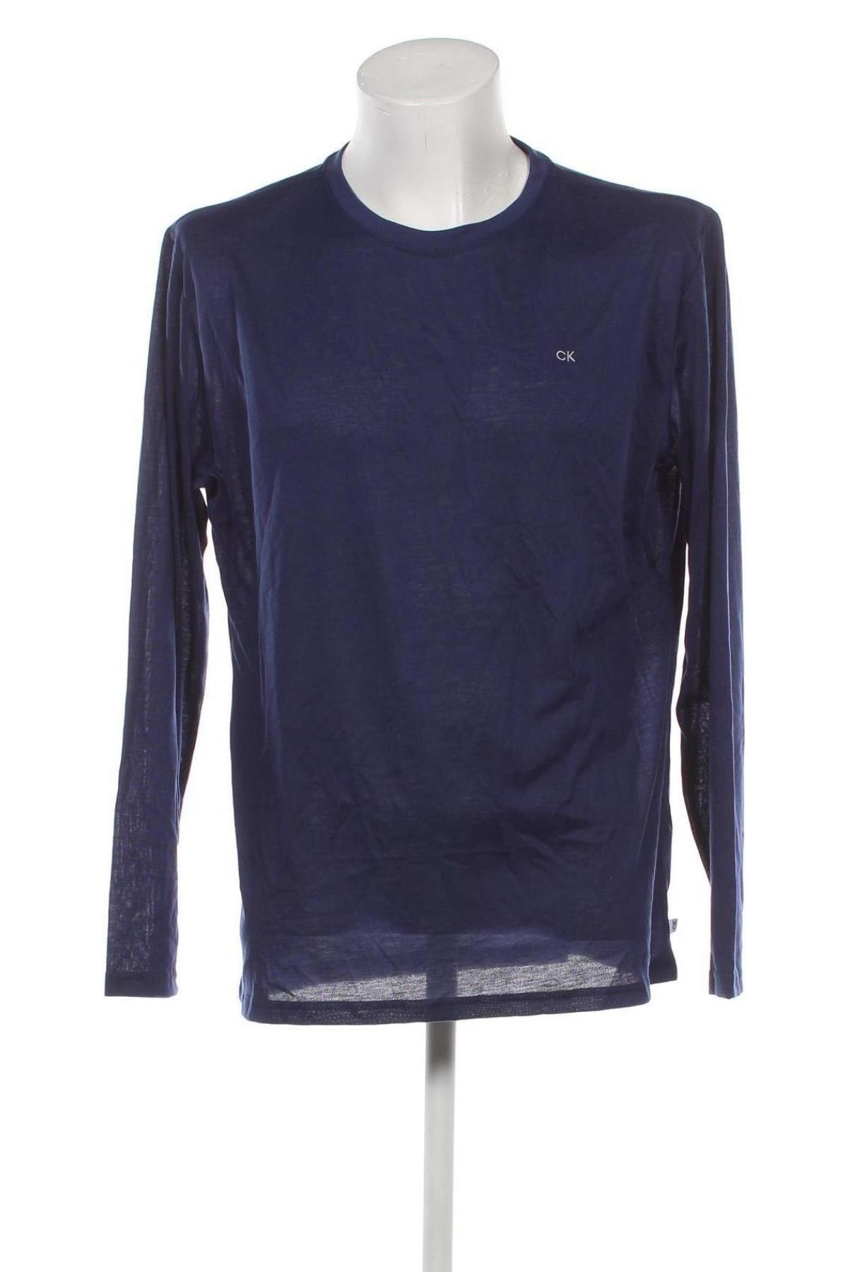 Męska bluzka Calvin Klein, Rozmiar XL, Kolor Niebieski, Cena 290,53 zł