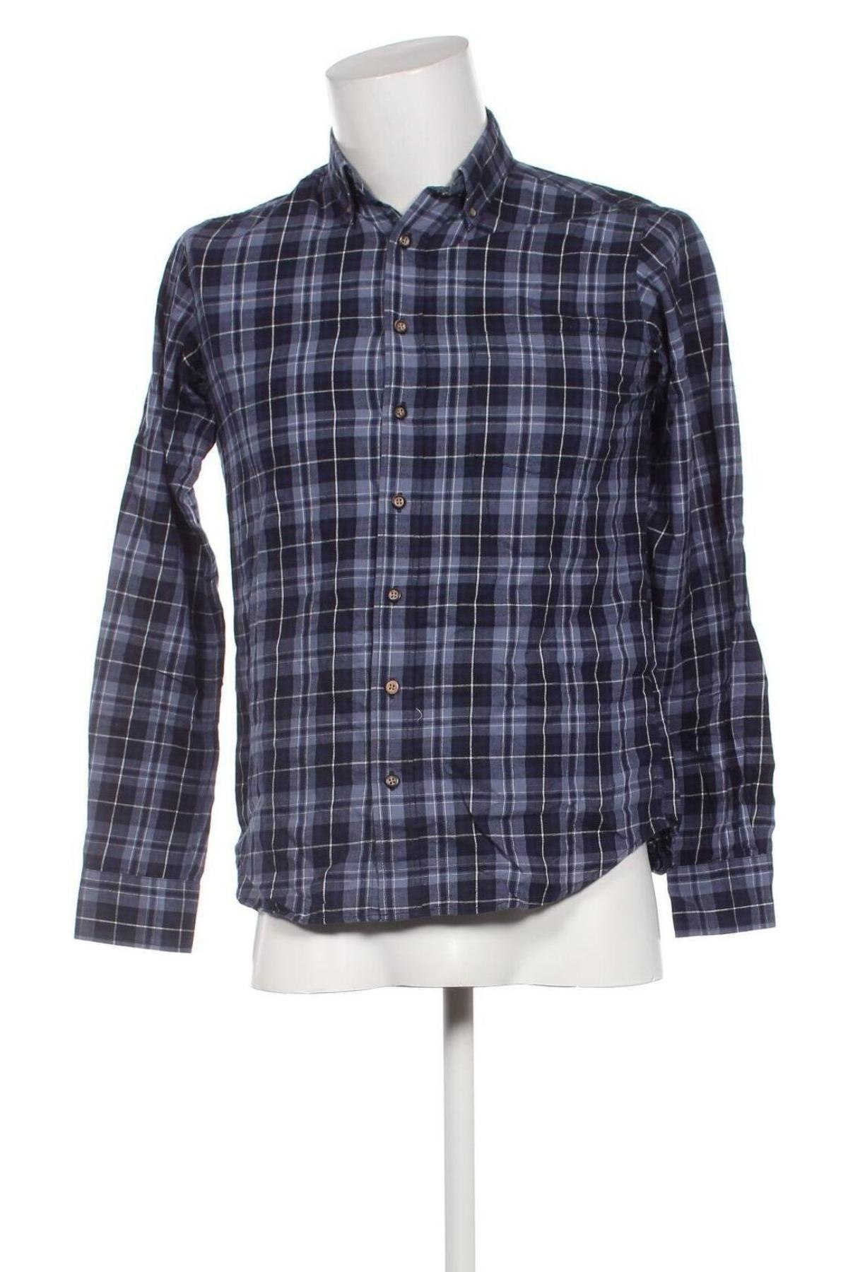 Ανδρικό πουκάμισο Dressmann, Μέγεθος S, Χρώμα Μπλέ, Τιμή 2,97 €