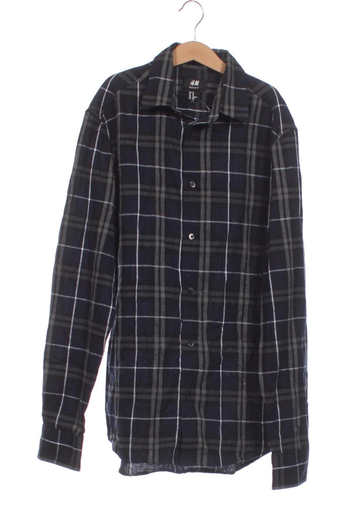 Herrenhemd H&M, Größe XS, Farbe Blau, Preis 2,62 €