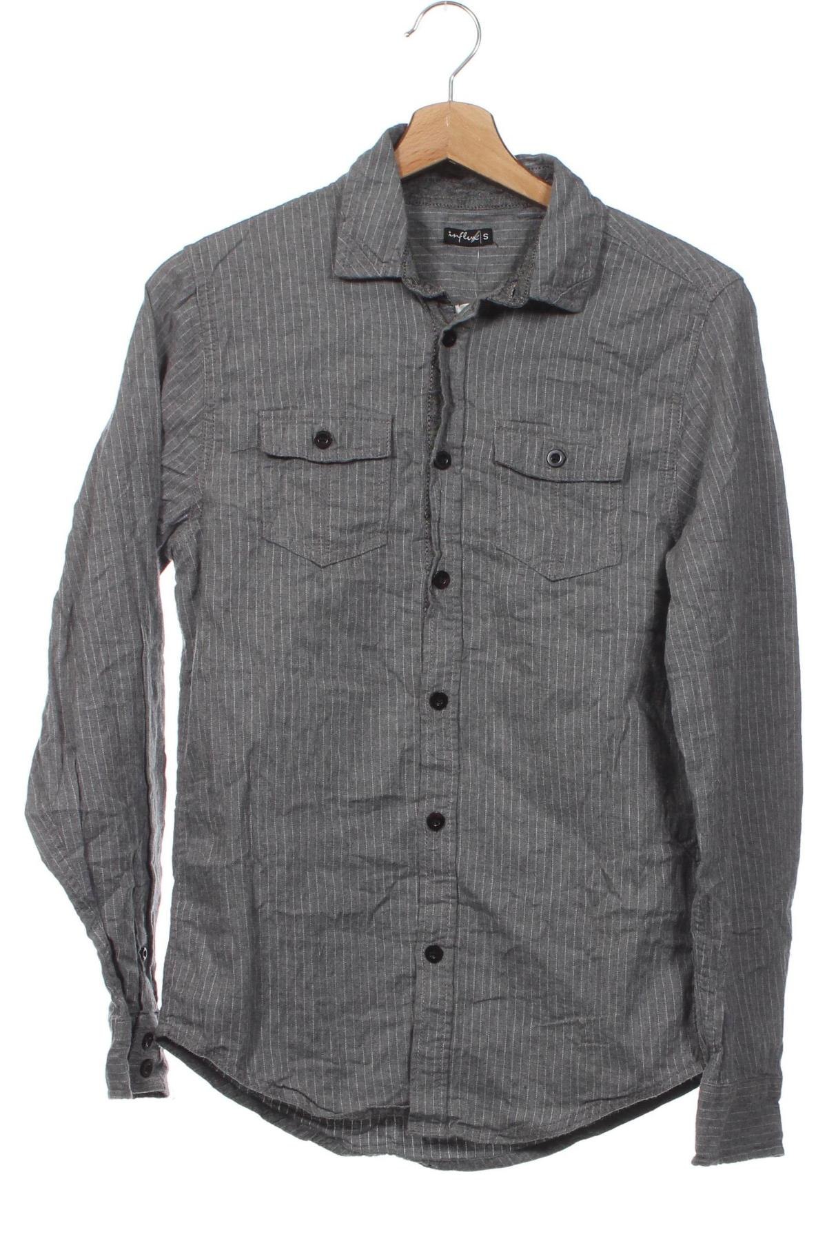 Ανδρικό πουκάμισο Impuls, Μέγεθος S, Χρώμα Γκρί, Τιμή 17,94 €