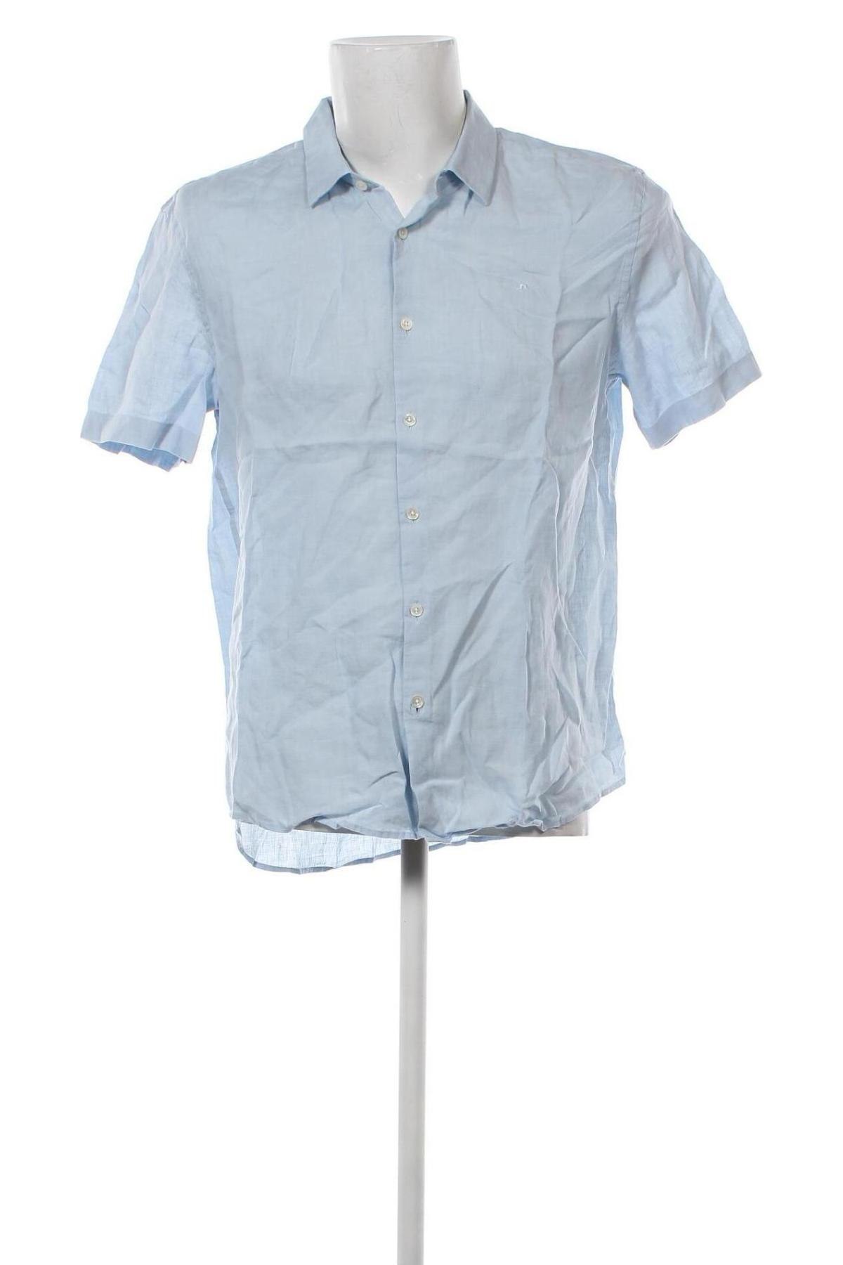 Мъжка риза J.Lindeberg, Размер L, Цвят Син, Цена 62,56 лв.