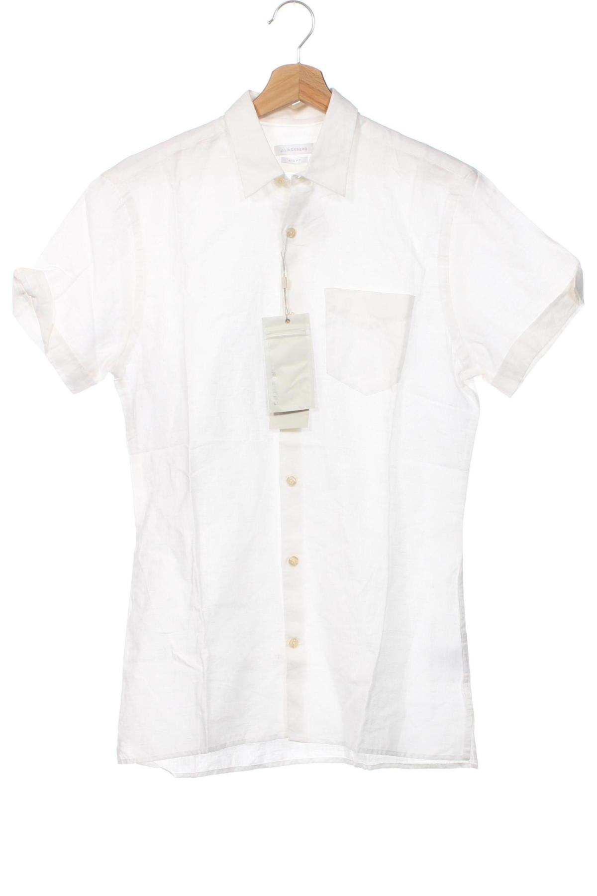 Мъжка риза J.Lindeberg, Размер S, Цвят Екрю, Цена 20,40 лв.