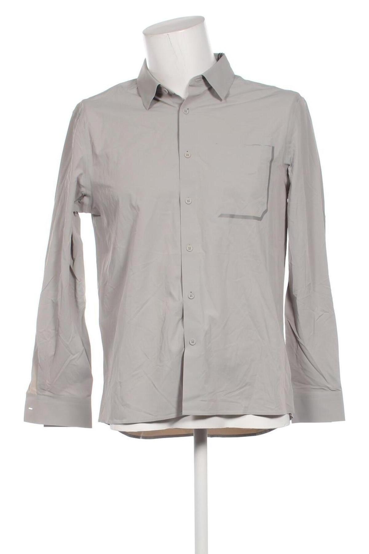 Мъжка риза J.Lindeberg, Размер M, Цвят Сив, Цена 90,00 лв.