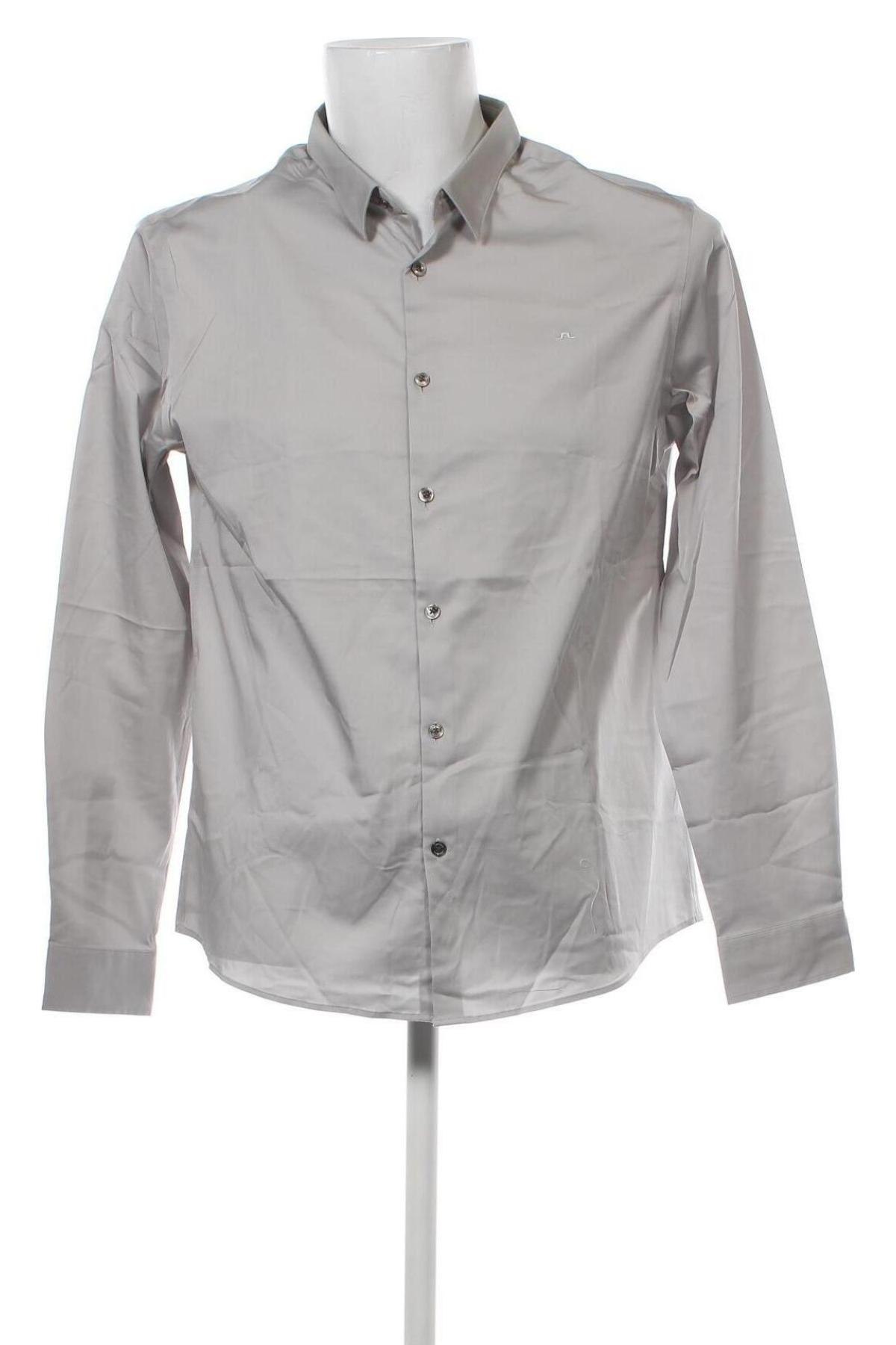Ανδρικό πουκάμισο J.Lindeberg, Μέγεθος XL, Χρώμα Γκρί, Τιμή 30,93 €