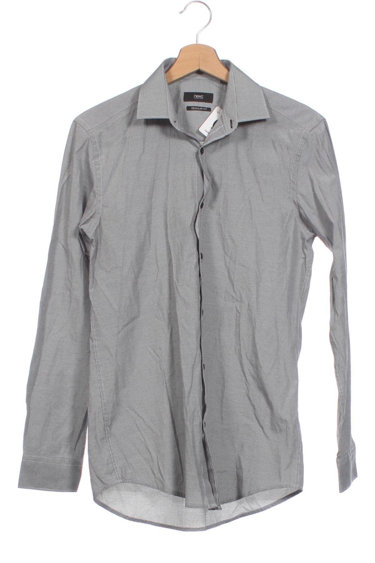 Ανδρικό πουκάμισο Next, Μέγεθος S, Χρώμα Γκρί, Τιμή 3,12 €