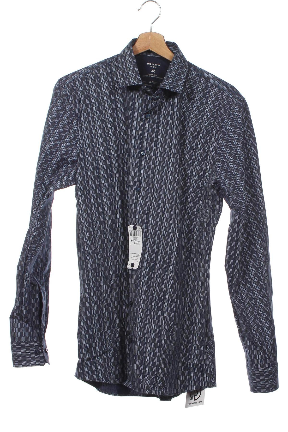 Herrenhemd Olymp, Größe M, Farbe Blau, Preis € 5,43