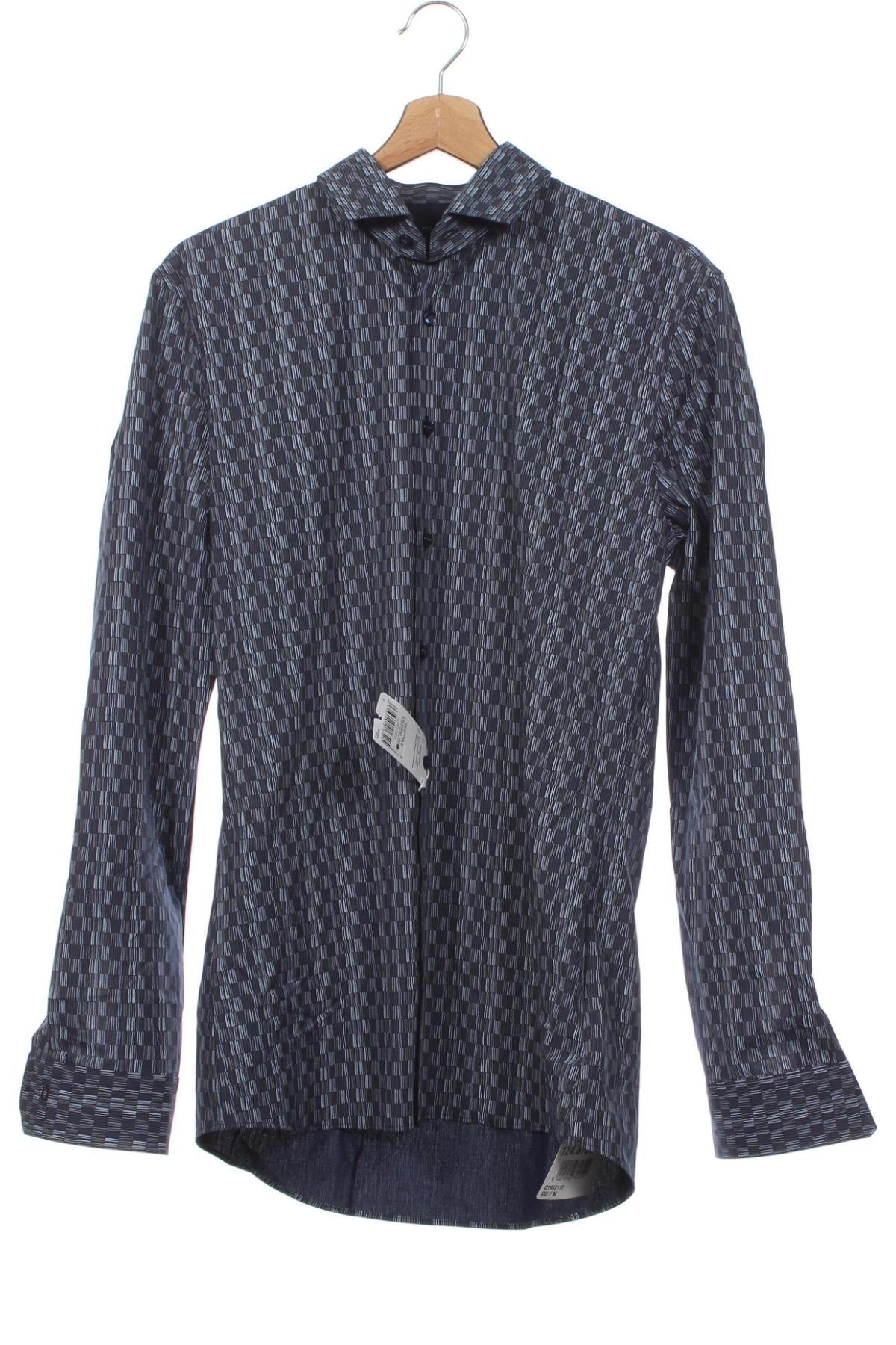 Ανδρικό πουκάμισο Olymp, Μέγεθος M, Χρώμα Μπλέ, Τιμή 11,46 €