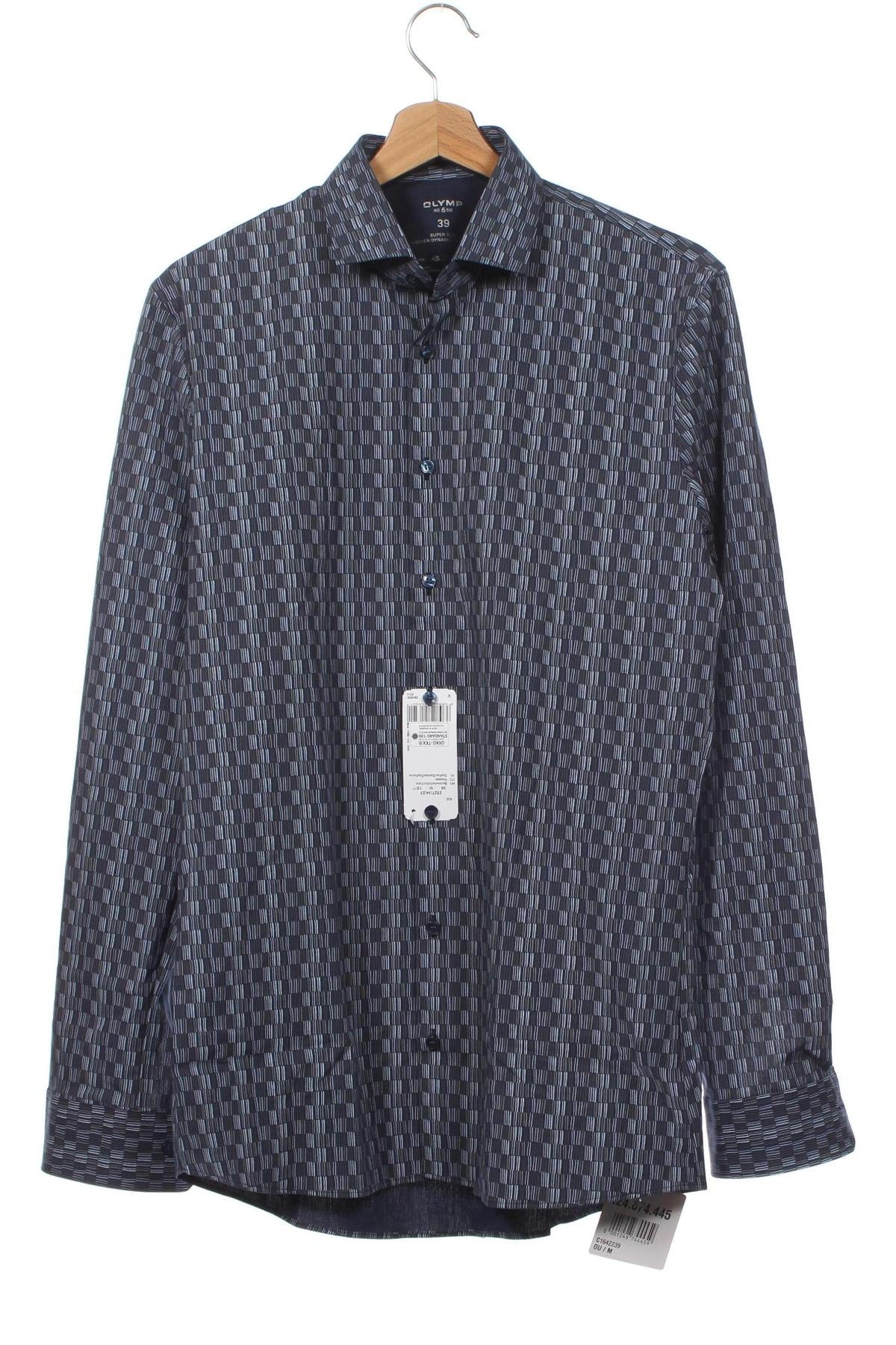 Herrenhemd Olymp, Größe M, Farbe Blau, Preis 9,65 €