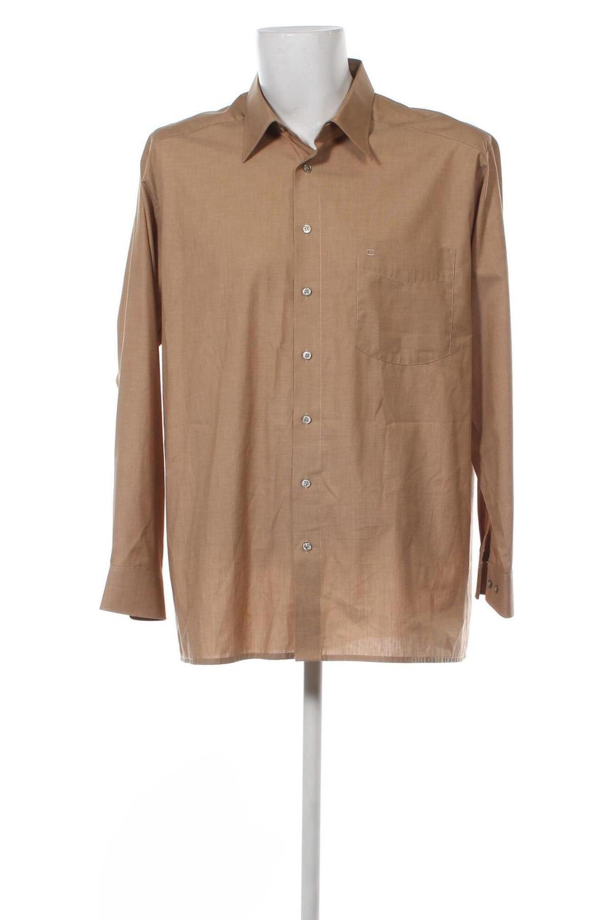 Herrenhemd Olymp, Größe XL, Farbe Braun, Preis 6,79 €