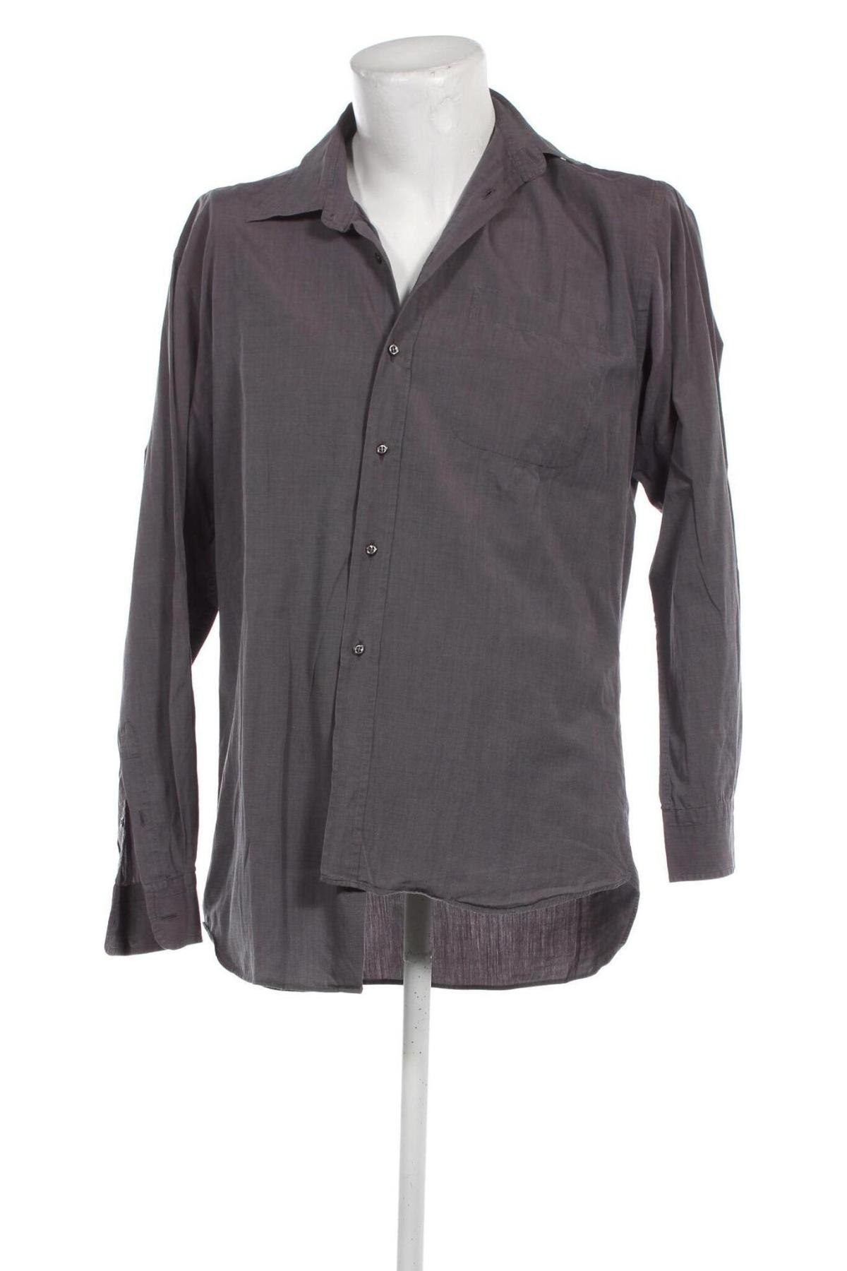 Herrenhemd Oxford Company, Größe L, Farbe Grau, Preis 18,09 €