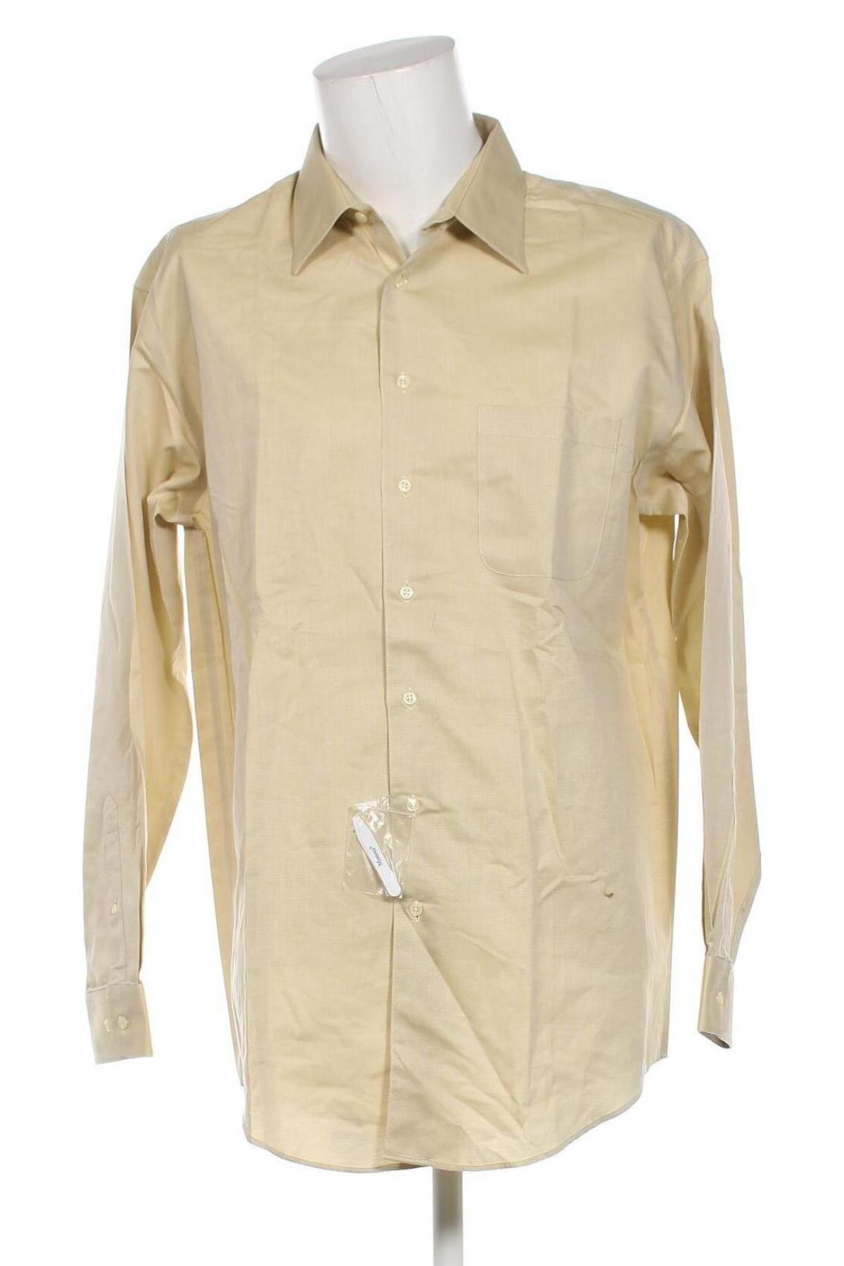 Herrenhemd Pronto Uomo, Größe XL, Farbe Beige, Preis € 11,13
