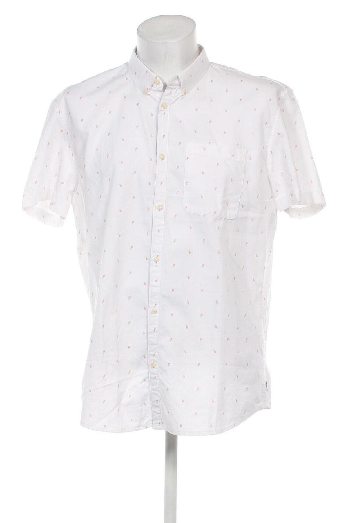 Ανδρικό πουκάμισο Tom Tailor, Μέγεθος XXL, Χρώμα Λευκό, Τιμή 14,85 €
