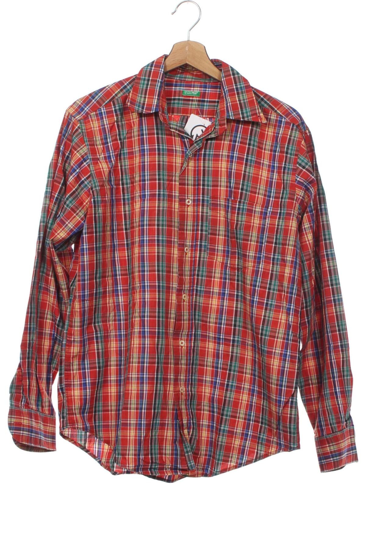 Мъжка риза United Colors Of Benetton, Размер S, Цвят Многоцветен, Цена 5,28 лв.