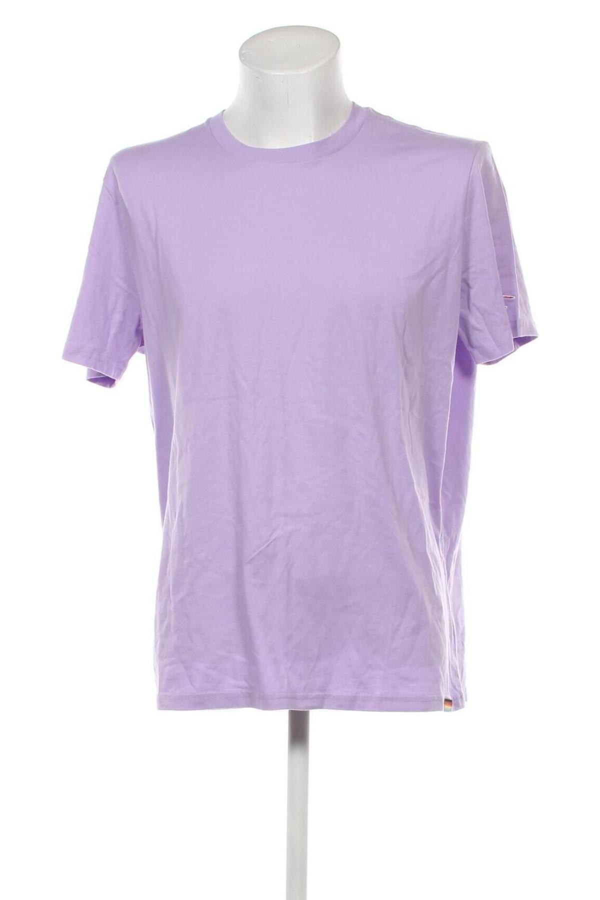 Ανδρικό t-shirt Hollister, Μέγεθος XL, Χρώμα Βιολετί, Τιμή 14,95 €