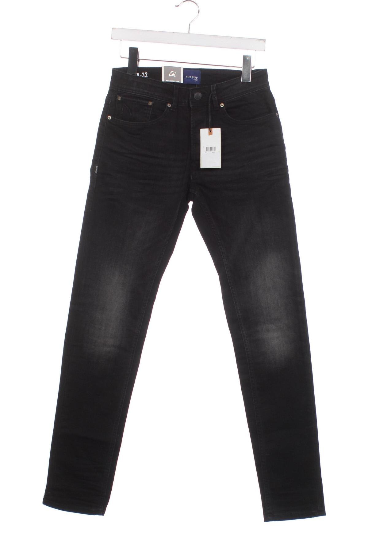 Herren Jeans Chasin', Größe S, Farbe Schwarz, Preis 14,11 €