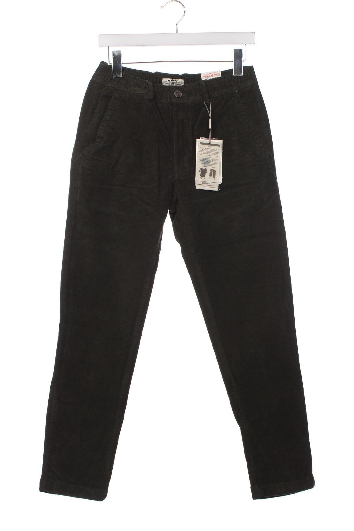 Pantaloni raiați de bărbați Alcott, Mărime S, Culoare Verde, Preț 30,26 Lei