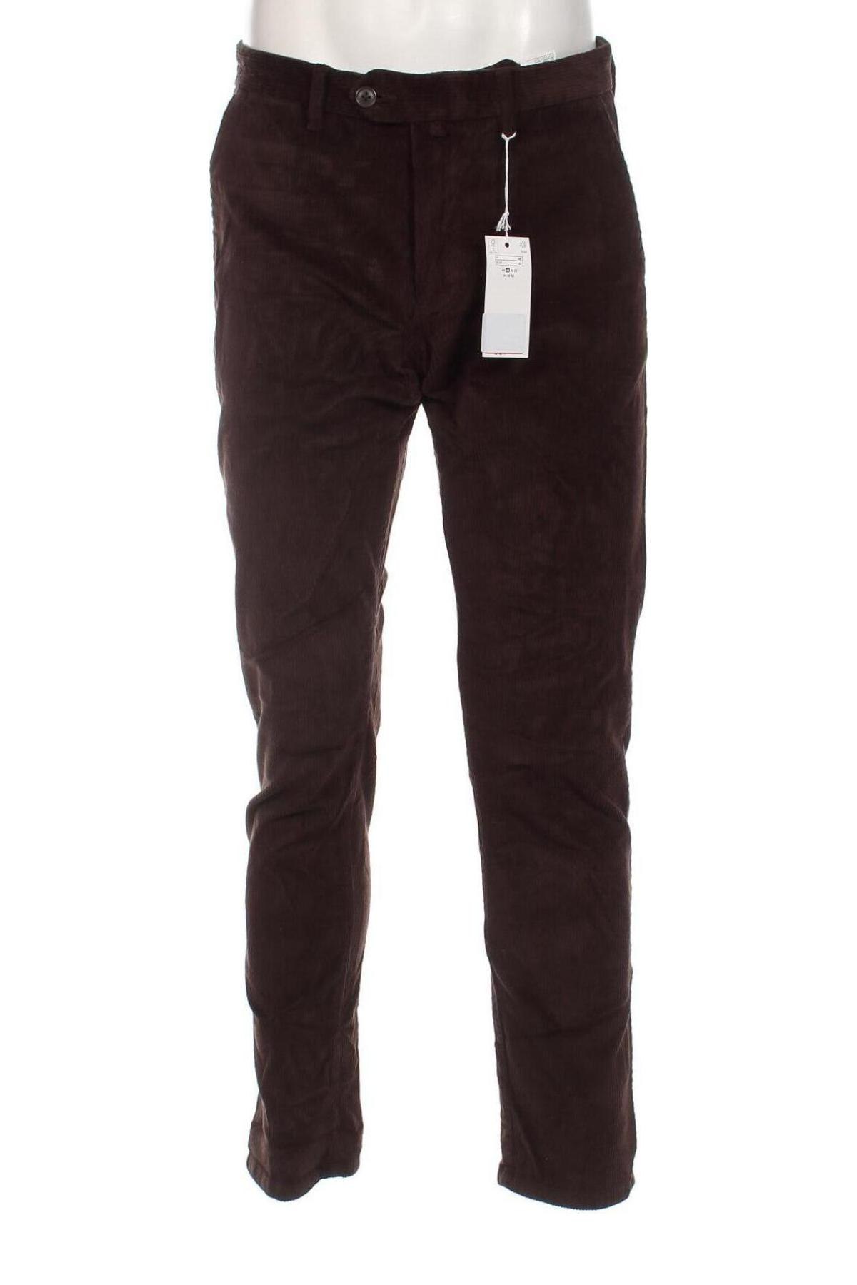 Pantaloni raiați de bărbați Oviesse, Mărime M, Culoare Maro, Preț 151,32 Lei