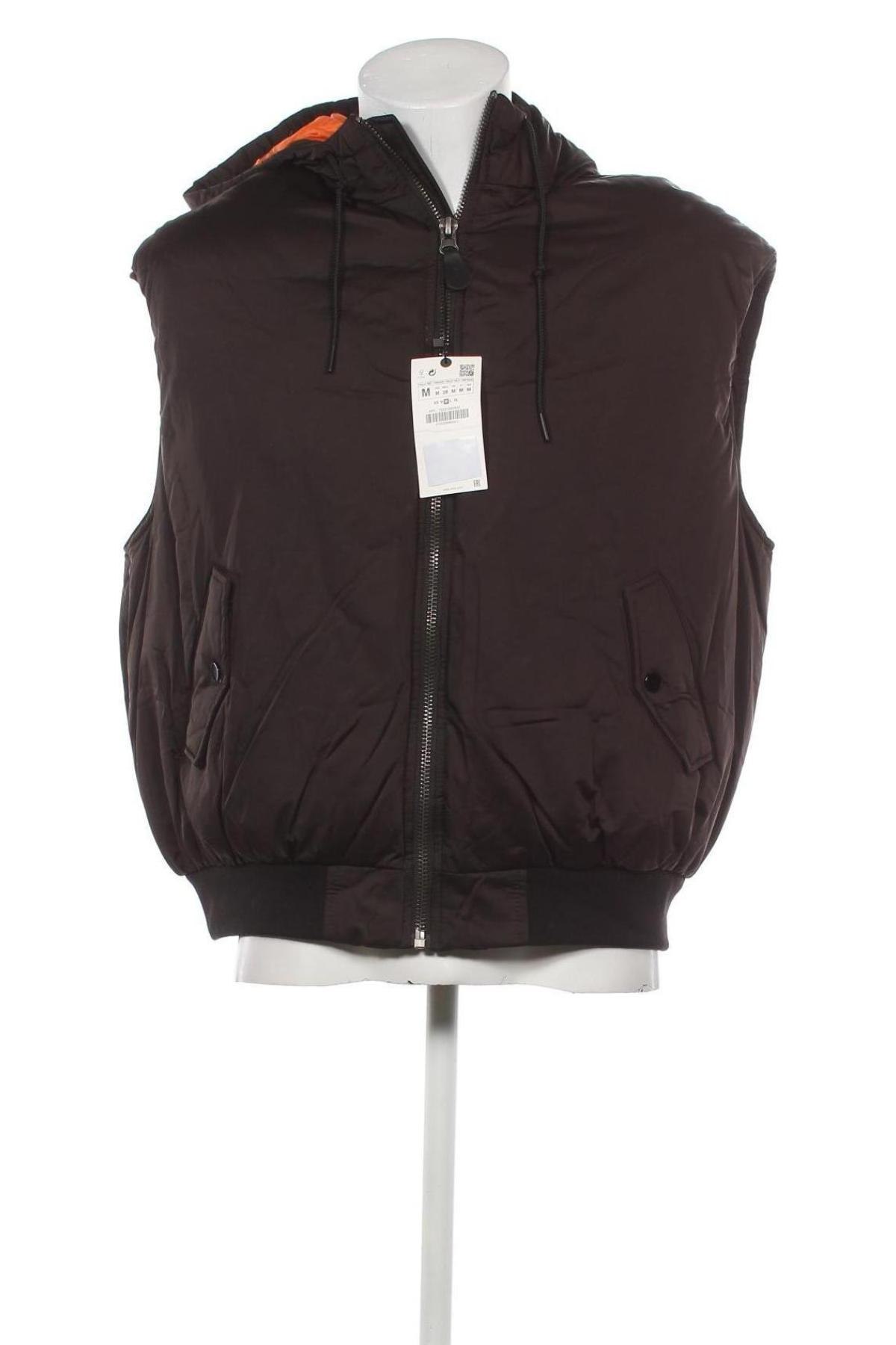 Ανδρικό γιλέκο Zara, Μέγεθος M, Χρώμα Μαύρο, Τιμή 18,65 €