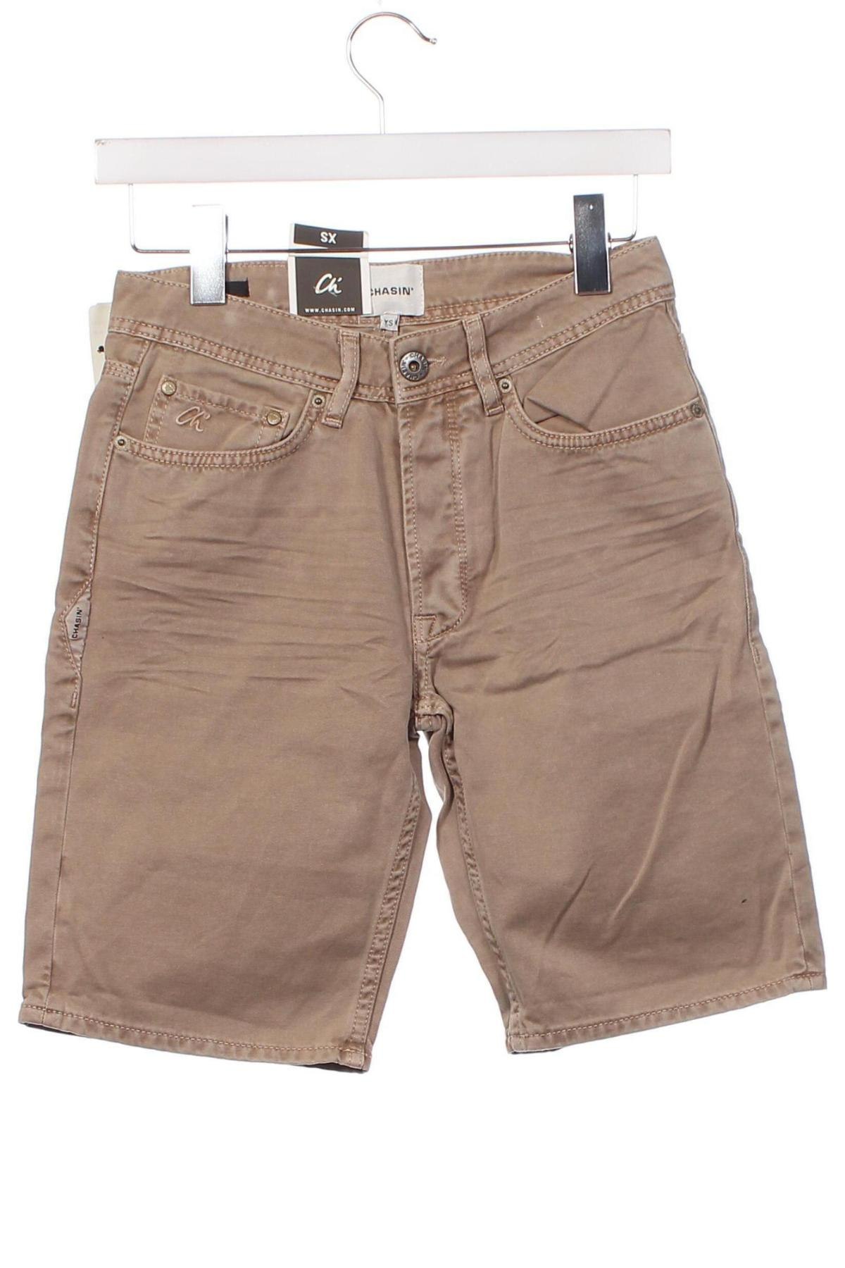 Pantaloni scurți de bărbați Chasin', Mărime XS, Culoare Bej, Preț 45,79 Lei