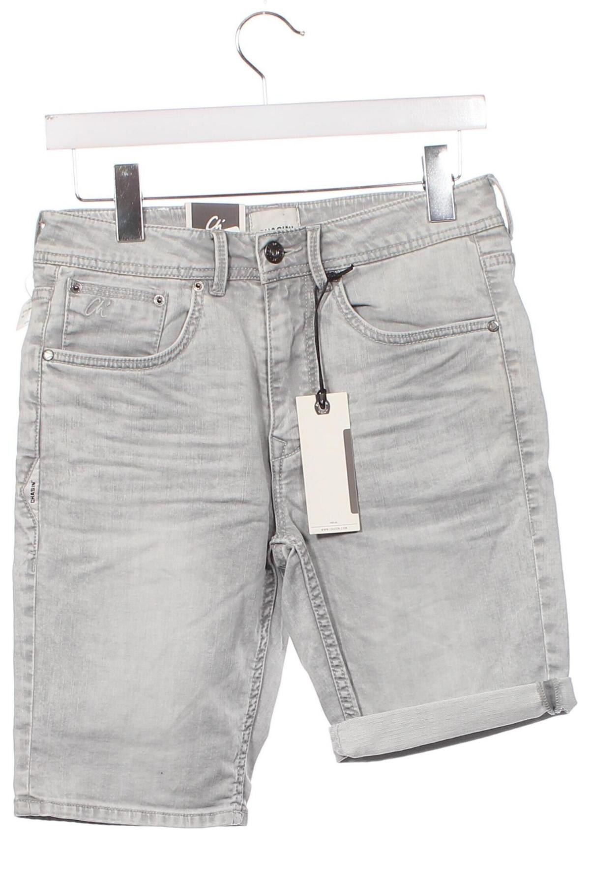 Ανδρικό κοντό παντελόνι Chasin', Μέγεθος XS, Χρώμα Γκρί, Τιμή 10,32 €