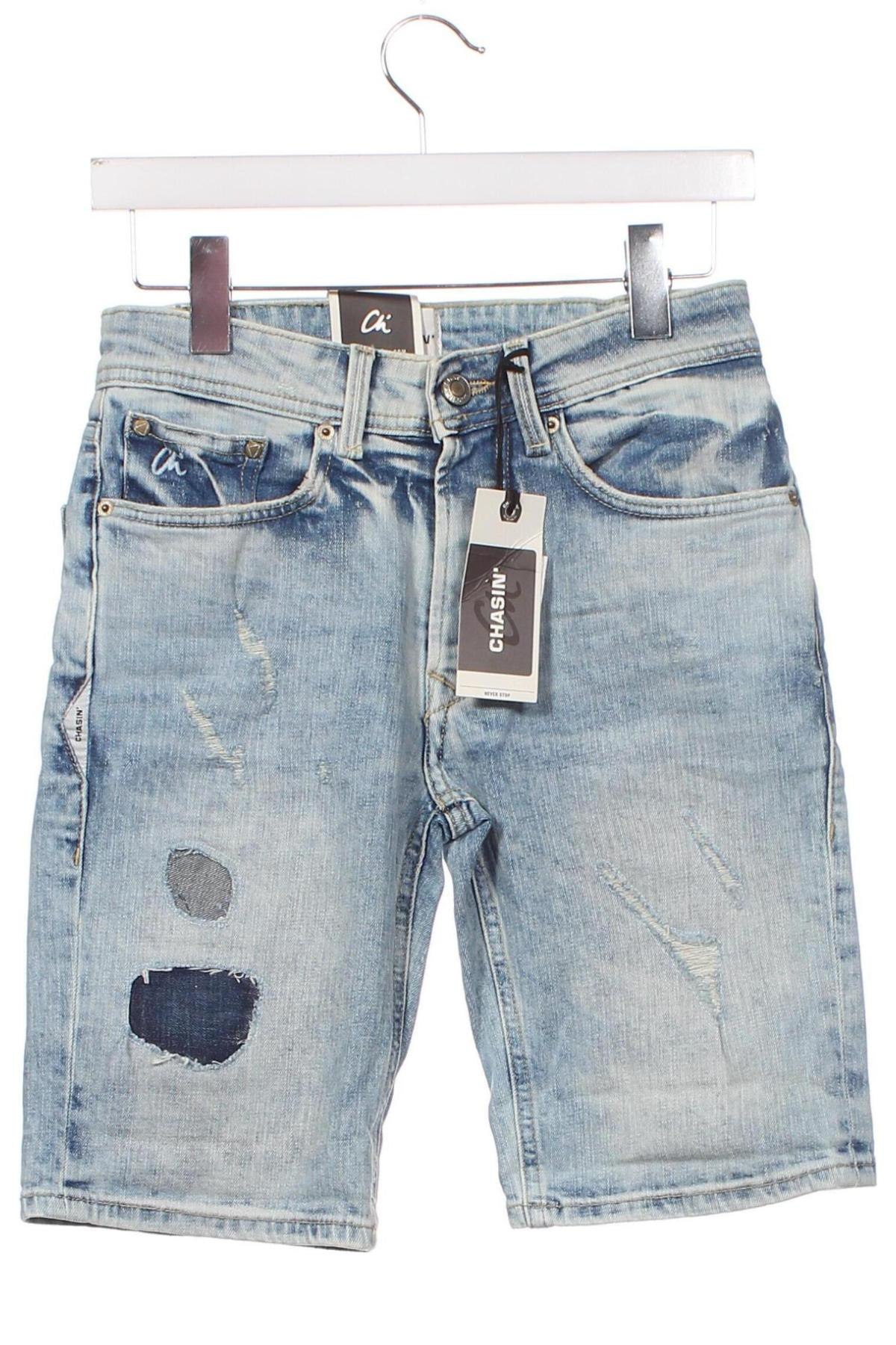 Pantaloni scurți de bărbați Chasin', Mărime XS, Culoare Albastru, Preț 105,89 Lei