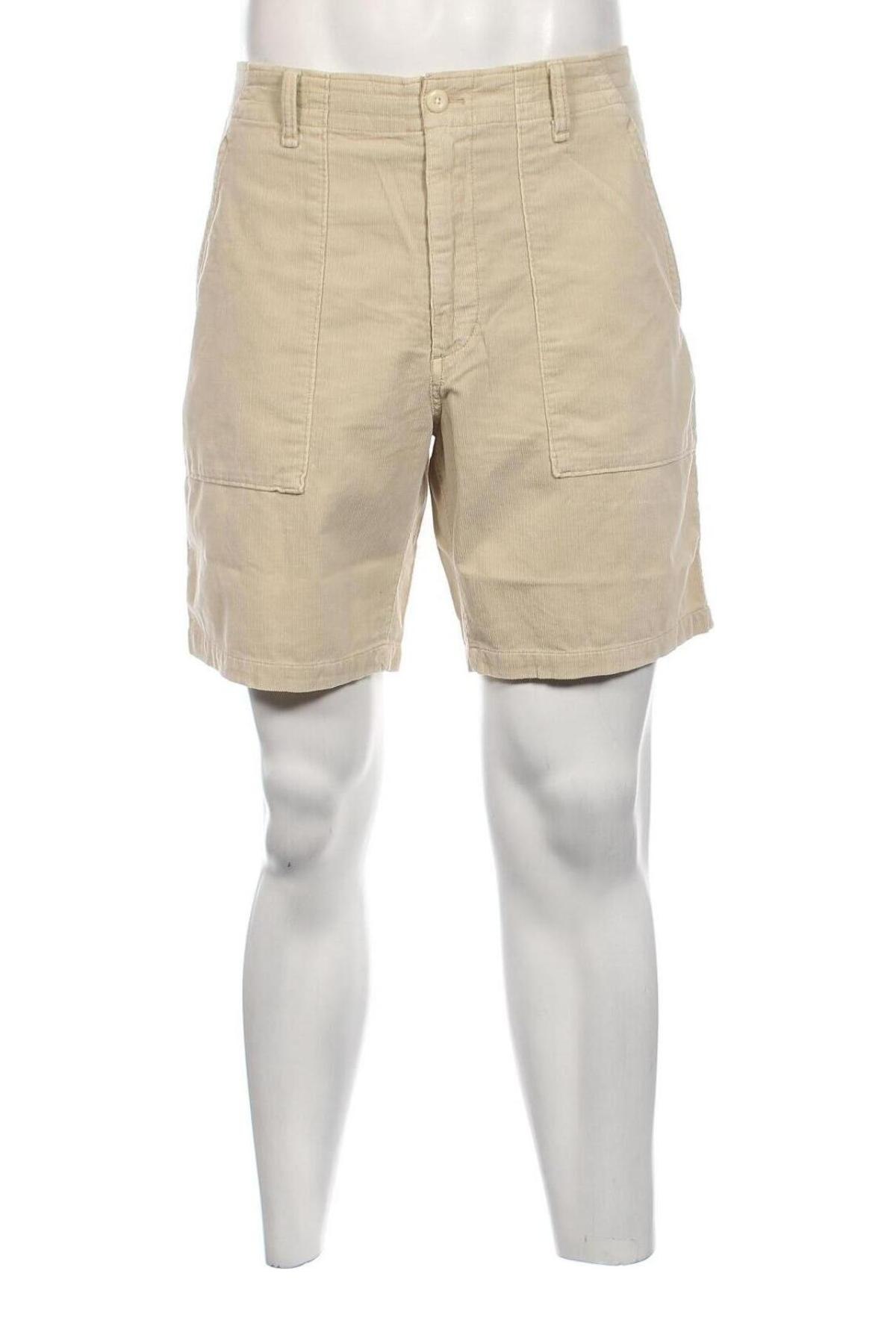 Pantaloni scurți de bărbați Outerknown, Mărime XL, Culoare Bej, Preț 103,62 Lei