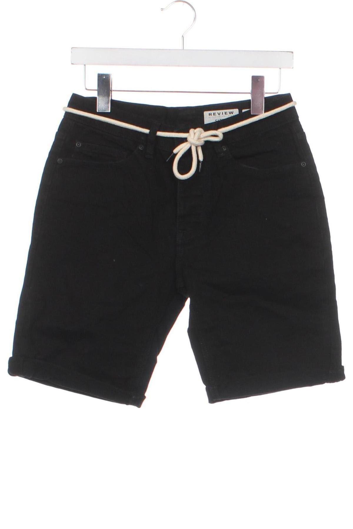 Мъжки къс панталон Review, Размер S, Цвят Черен, Цена 58,00 лв.