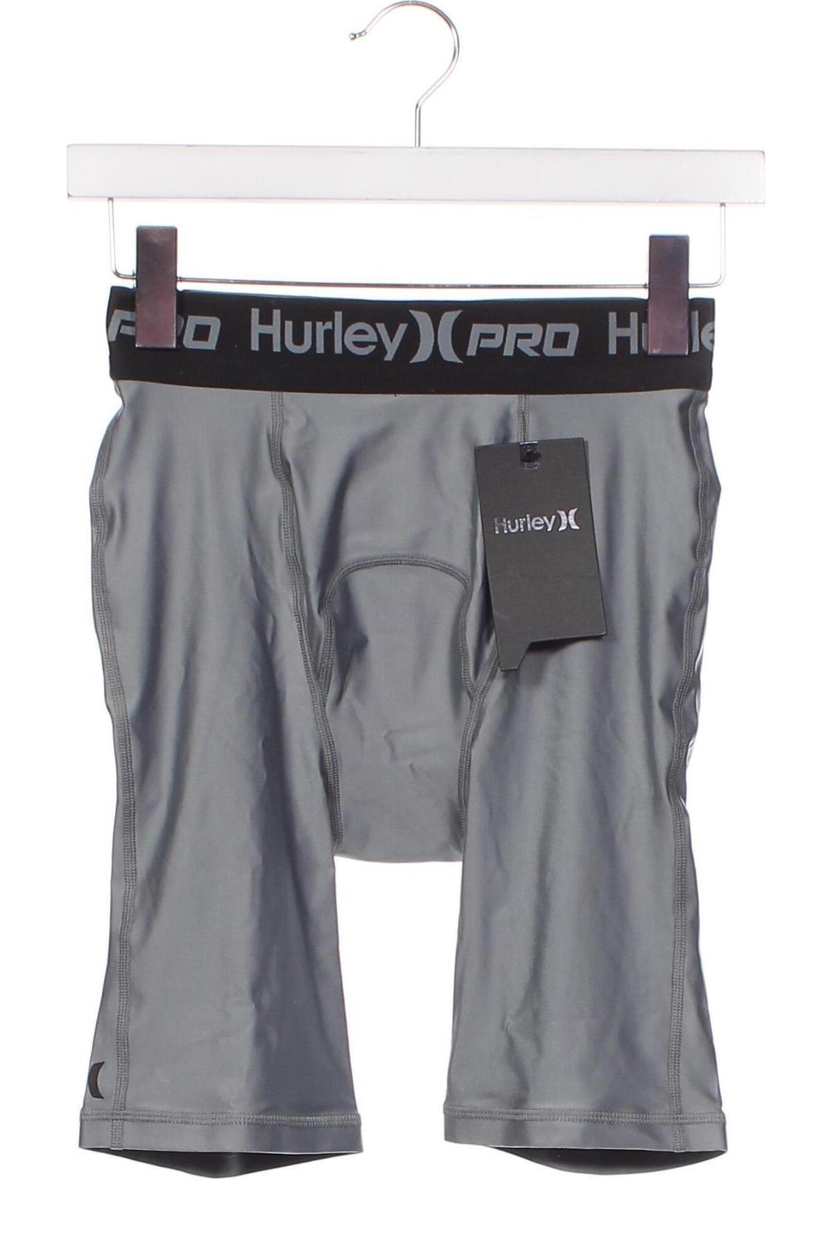 Herren Leggings Hurley, Größe S, Farbe Grau, Preis € 15,96