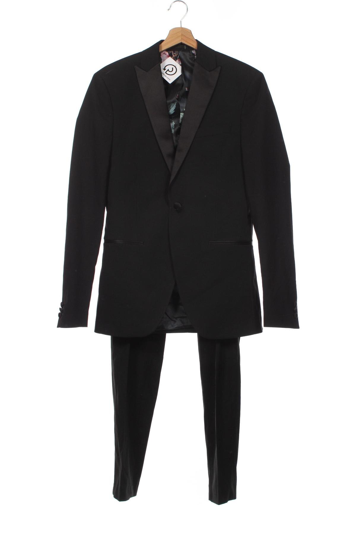 Pánsky oblek  Isaac Dewhirst, Veľkosť S, Farba Čierna, Cena  62,63 €