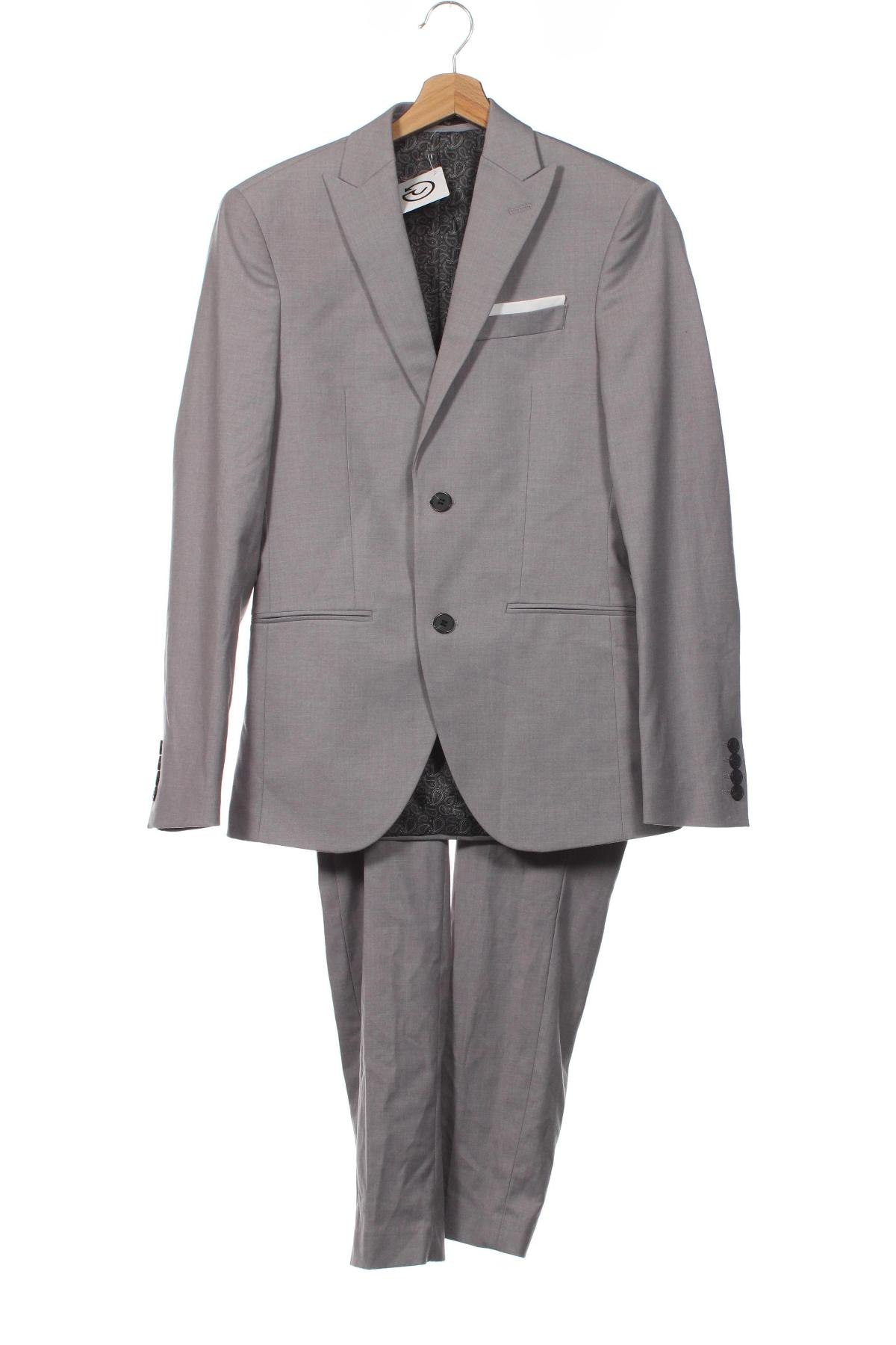 Ανδρικό κοστούμι Isaac Dewhirst, Μέγεθος S, Χρώμα Γκρί, Τιμή 61,47 €