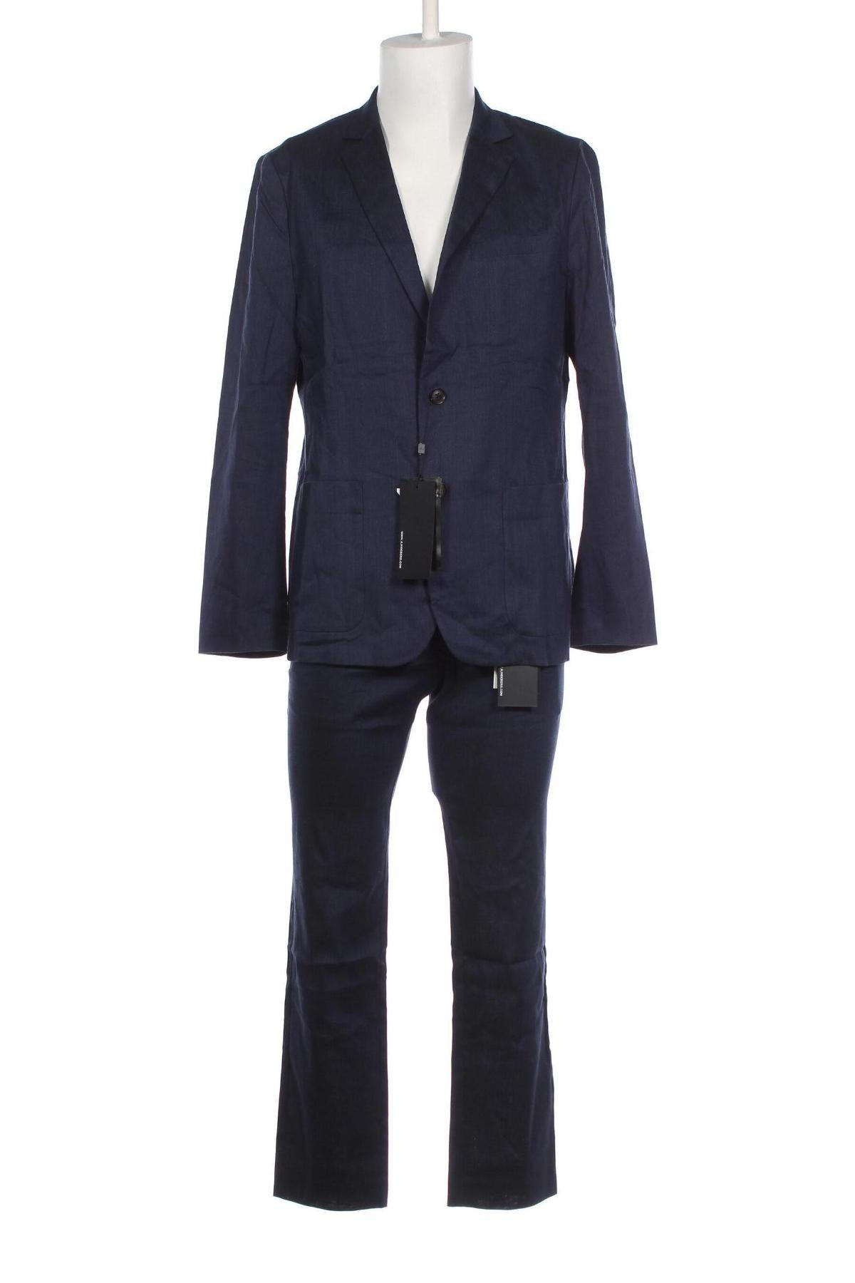 Ανδρικό κοστούμι J.Lindeberg, Μέγεθος S, Χρώμα Μπλέ, Τιμή 247,94 €
