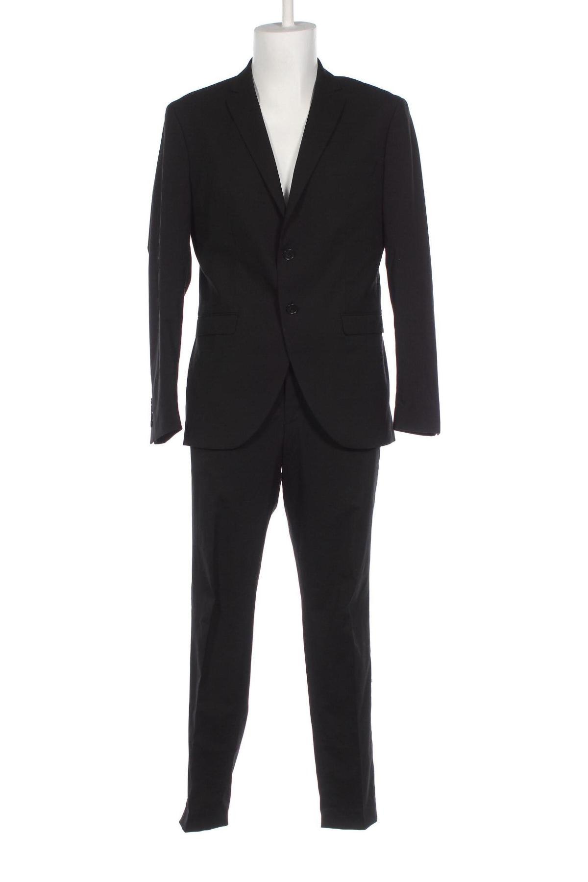 Мъжки костюм Selected Homme, Размер L, Цвят Черен, Цена 273,00 лв.
