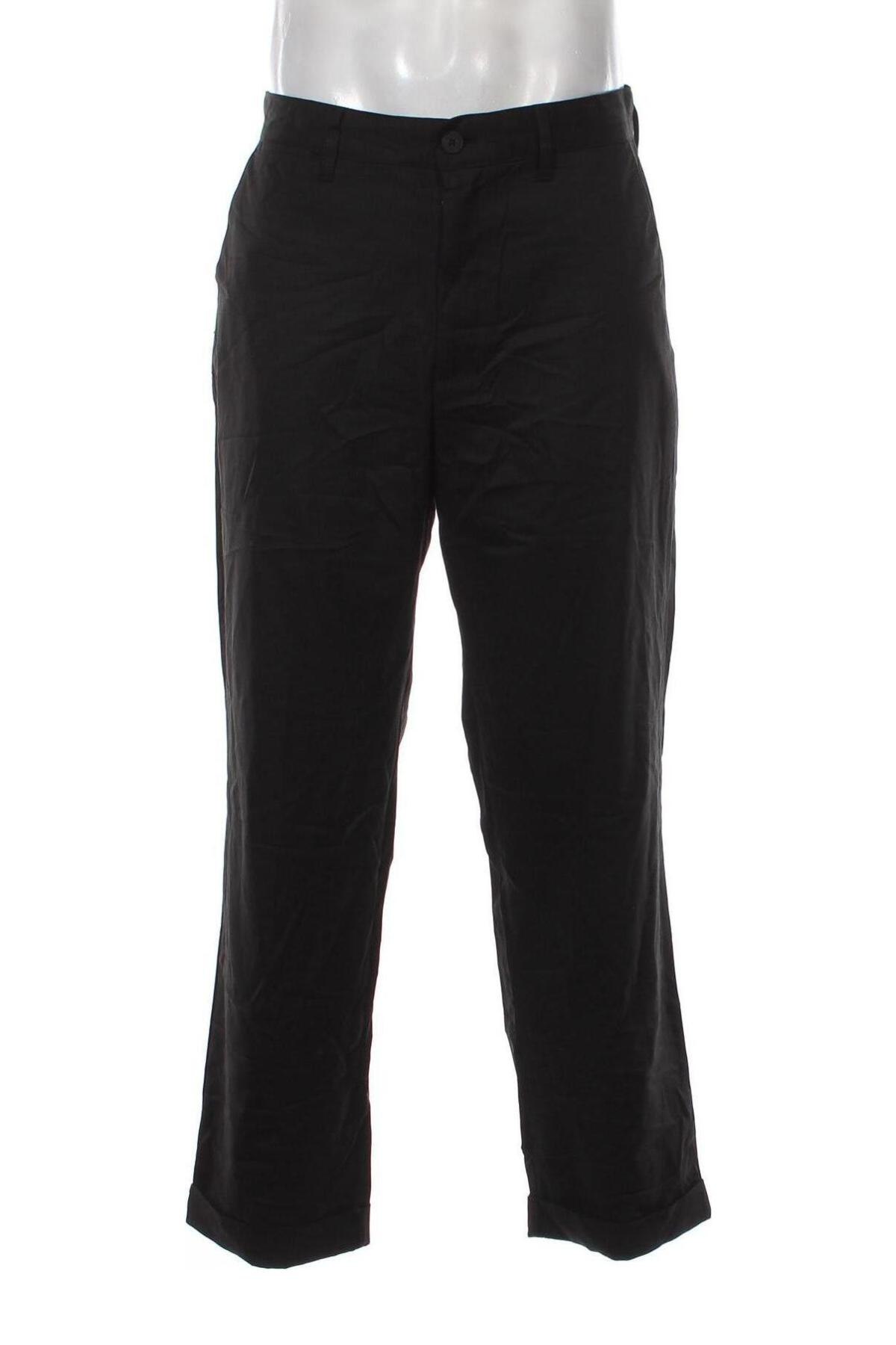Ανδρικό παντελόνι Bershka, Μέγεθος M, Χρώμα Μαύρο, Τιμή 3,41 €