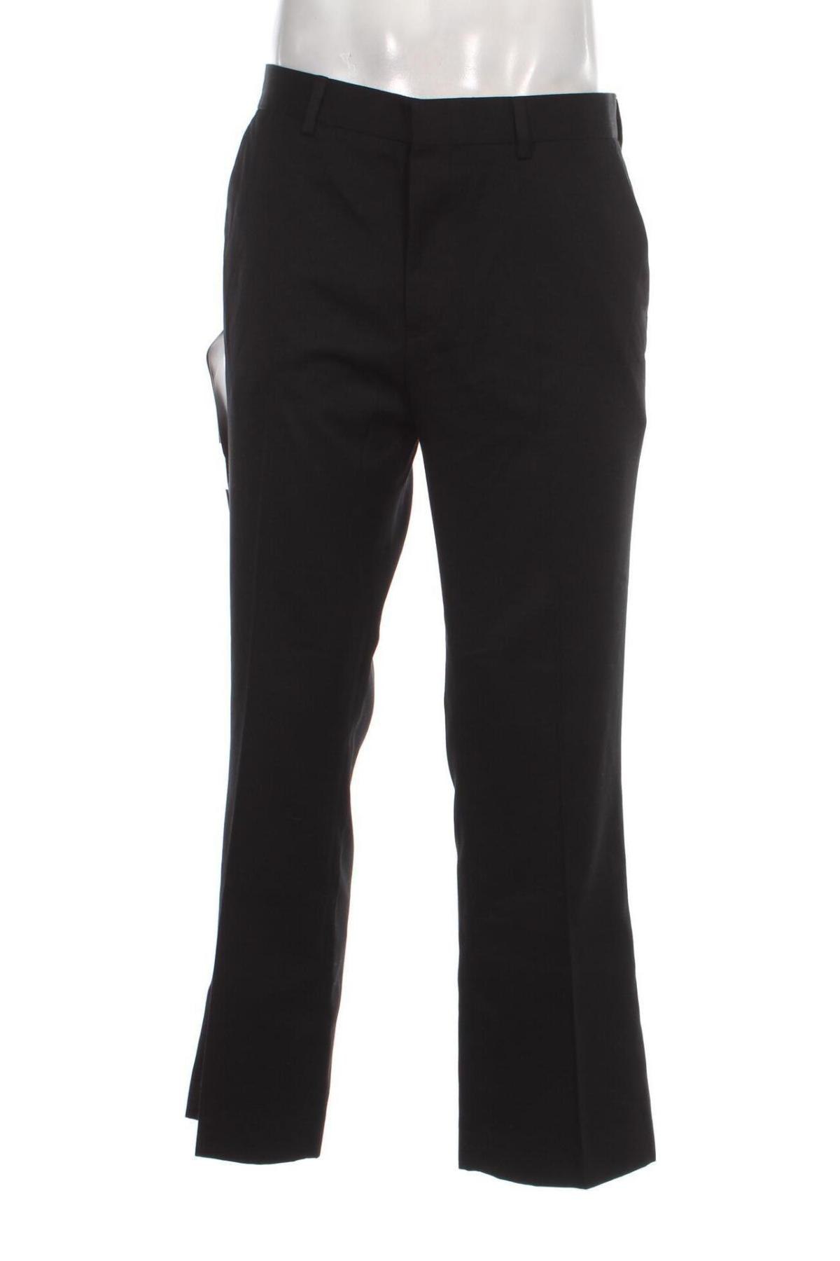 Pantaloni de bărbați Burton of London, Mărime L, Culoare Negru, Preț 60,10 Lei