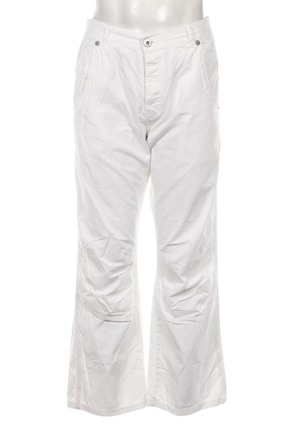 Мъжки панталон Fishbone, Размер L, Цвят Бял, Цена 54,00 лв.