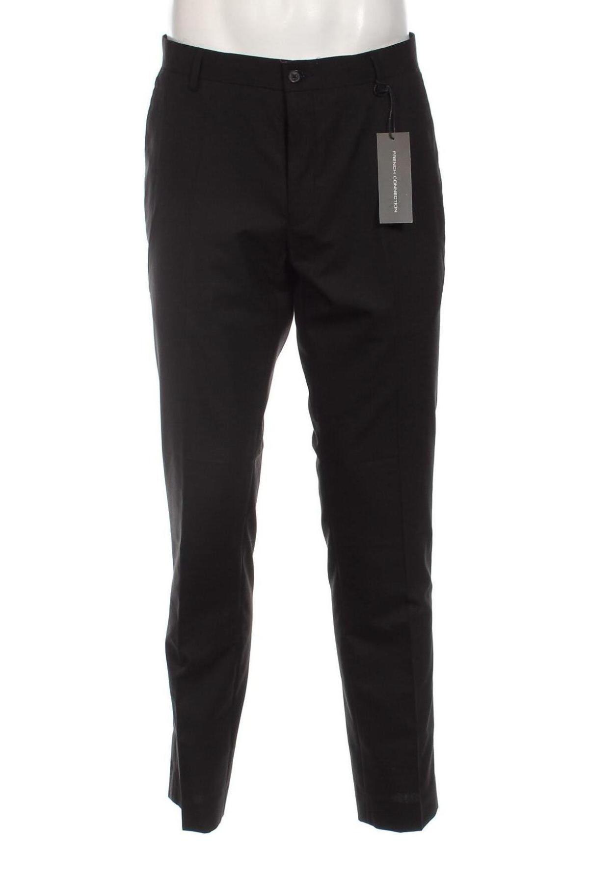 Мъжки панталон French Connection, Размер XL, Цвят Черен, Цена 26,40 лв.