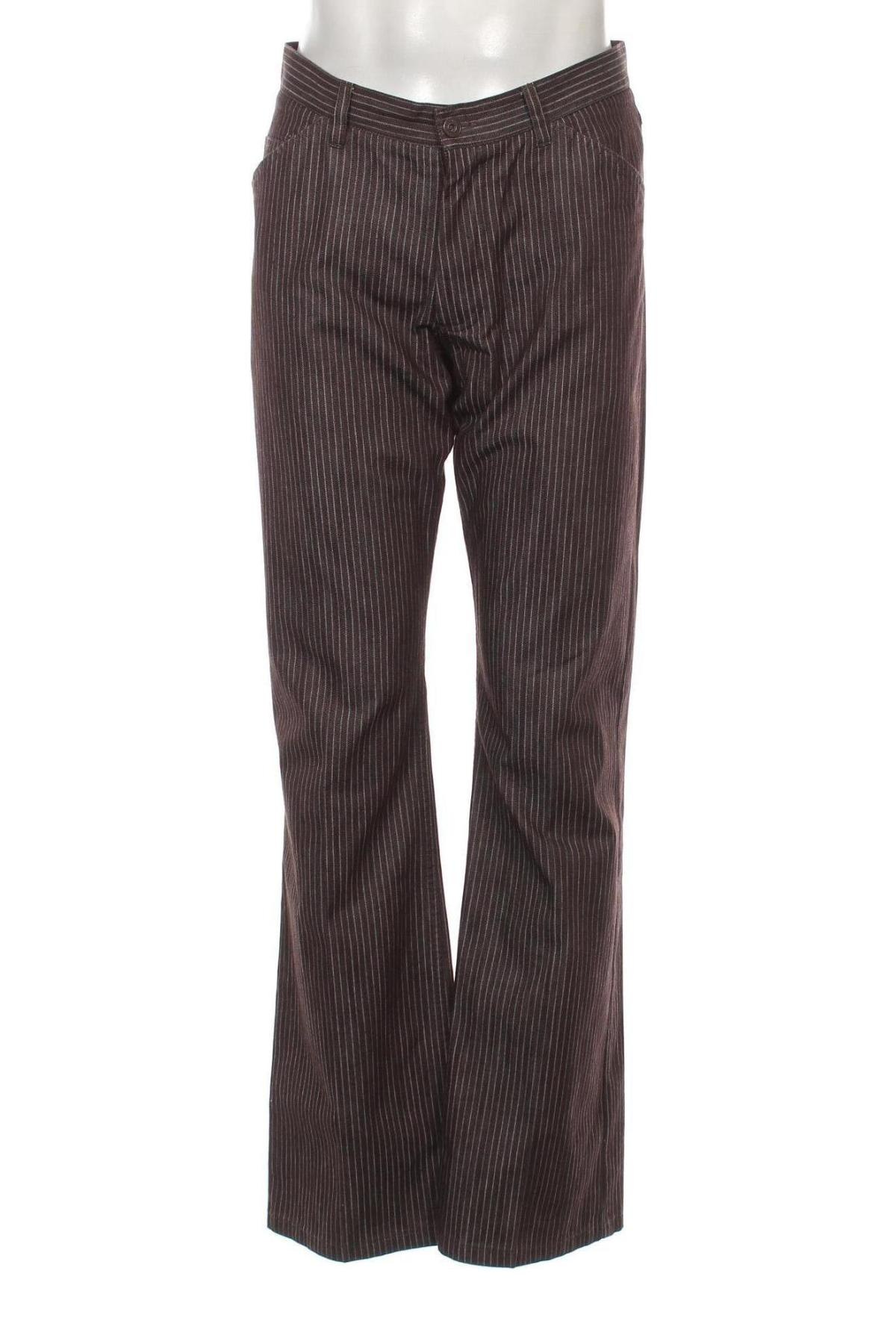 Мъжки панталон H&M, Размер L, Цвят Кафяв, Цена 8,41 лв.