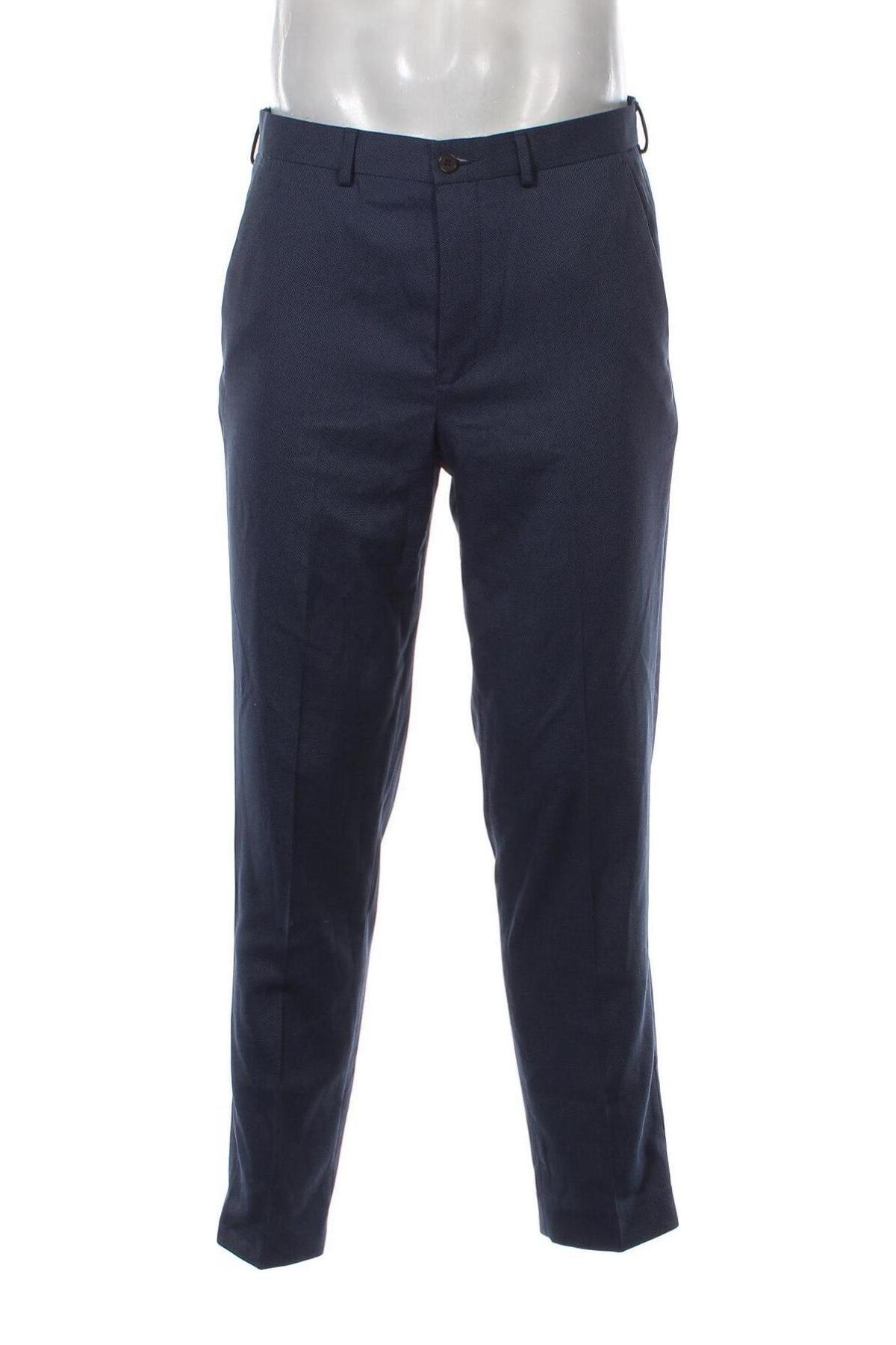 Мъжки панталон Isaac Dewhirst, Размер M, Цвят Син, Цена 8,12 лв.