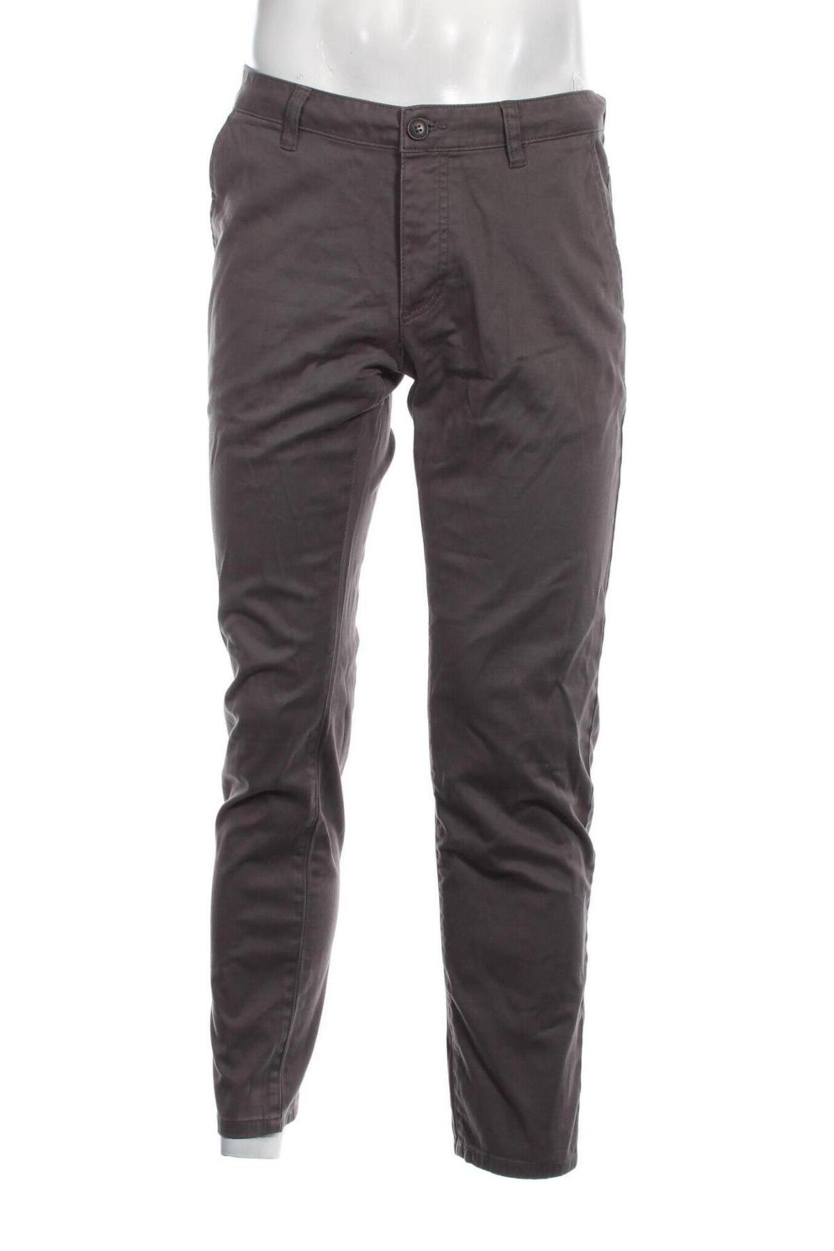 Мъжки панталон Pier One, Размер M, Цвят Сив, Цена 25,30 лв.