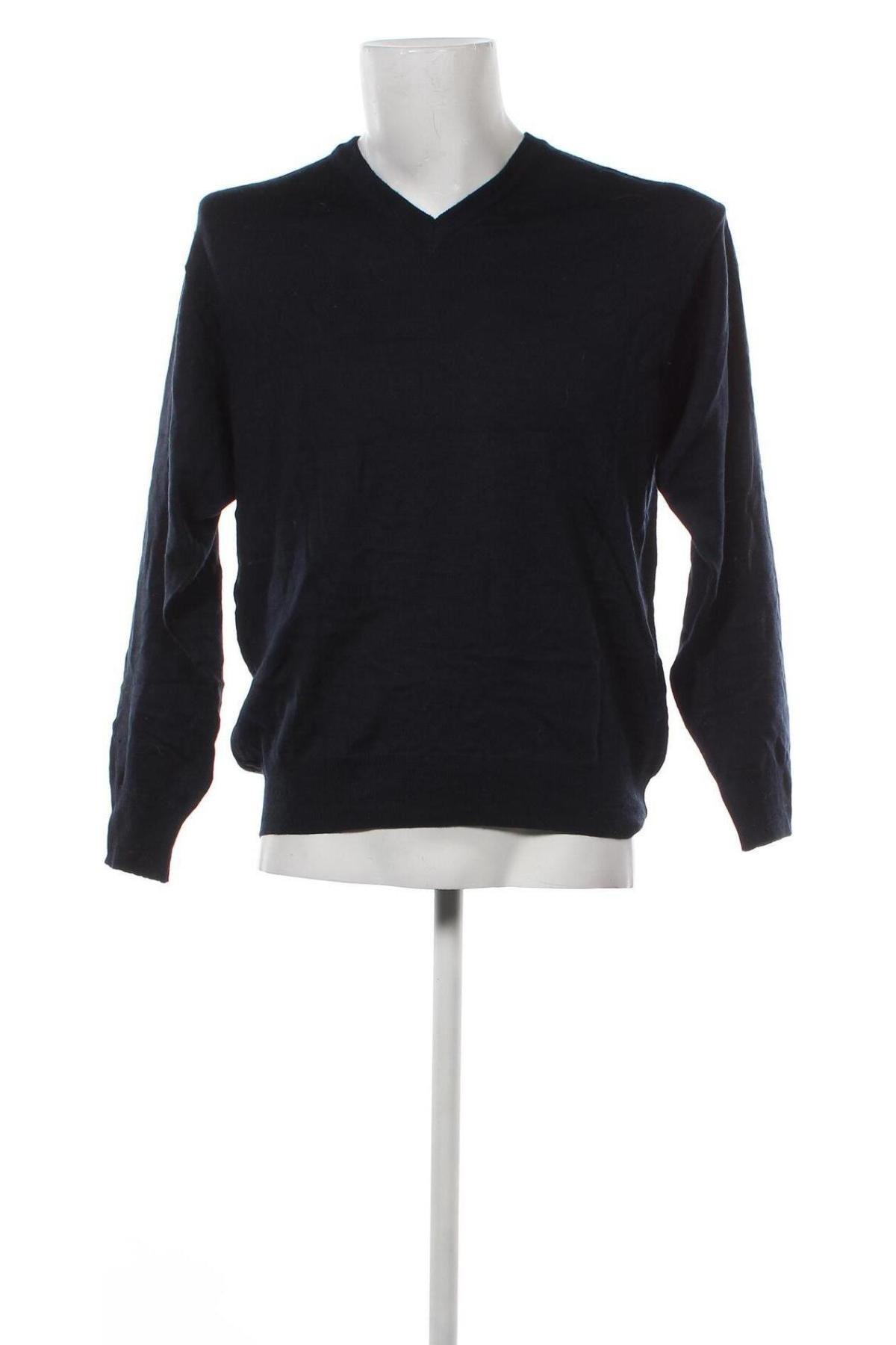 Ανδρικό πουλόβερ, Μέγεθος M, Χρώμα Μπλέ, Τιμή 6,28 €